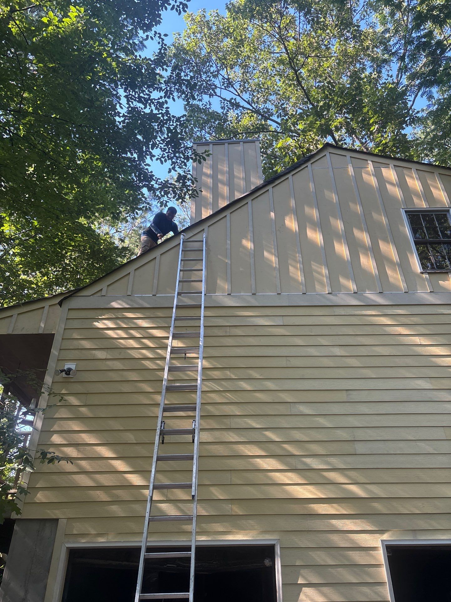 Marietta, GA Partial Siding Replacement using James Hardie Board and Batten & Lap Siding by Nelson Exteriors 