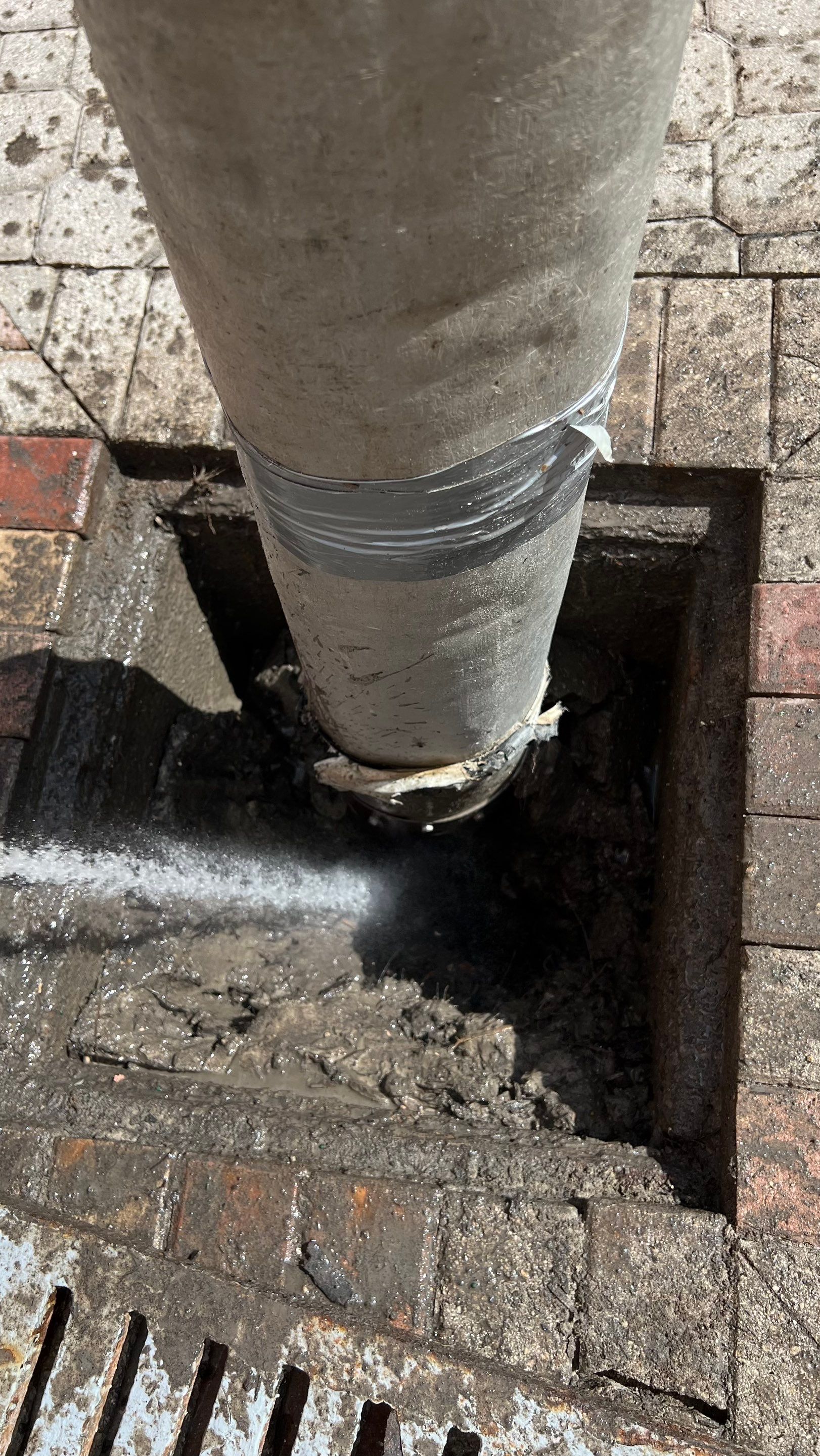 Catch Basin Cleaning After Hurricane Milton Naples Condo by APS Power & Water