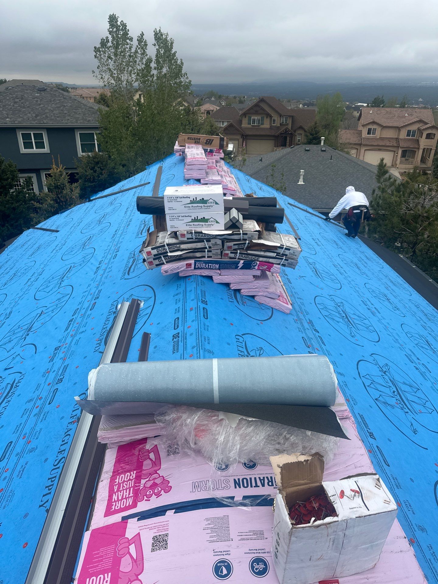 Residential Roof Replacement and Owens Corning Shingle Installation in Monument by CO Roofing & Solar