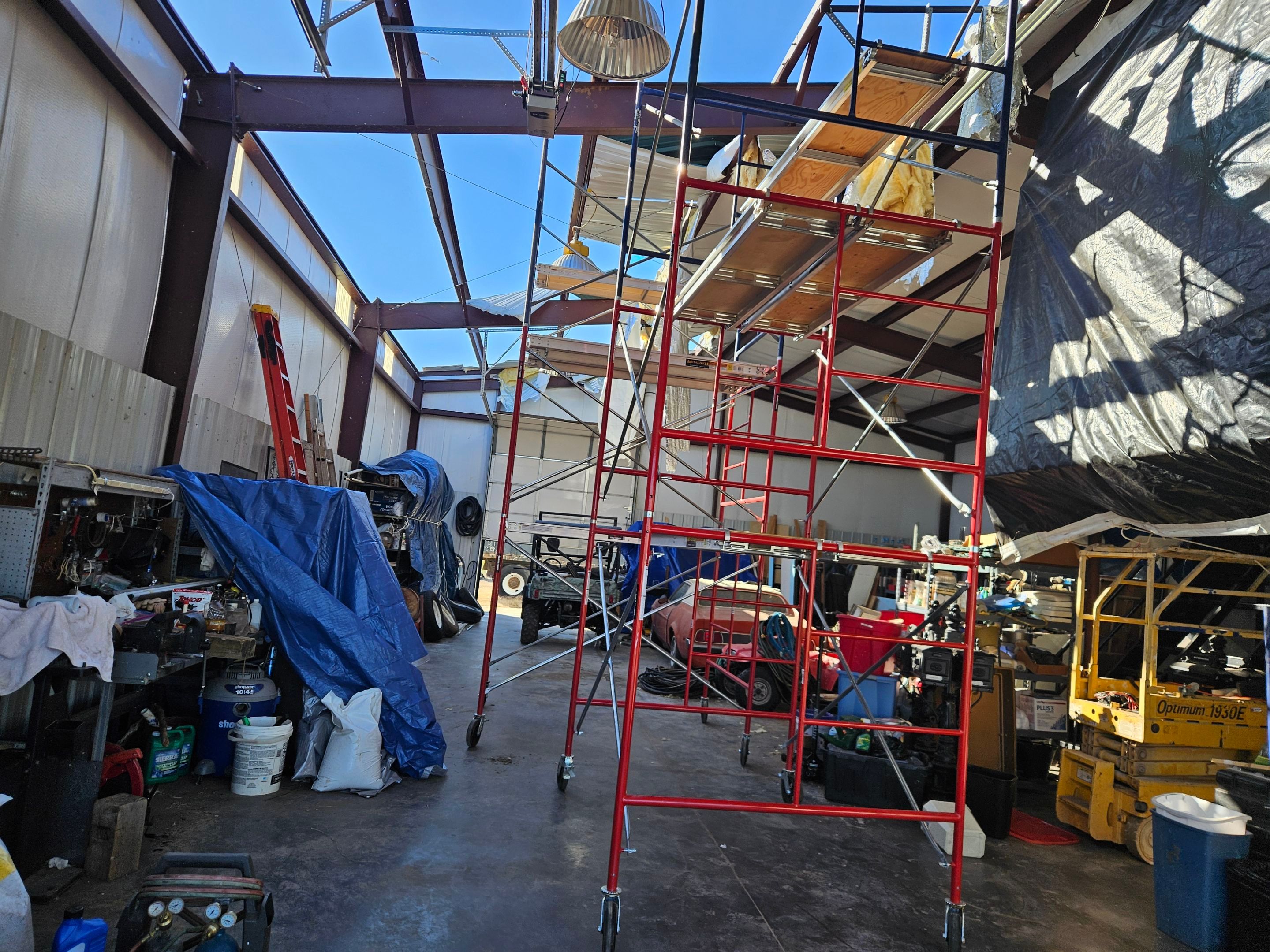 Metal Roof & Building Project in El Reno by Z Construction & Roofing, LLC