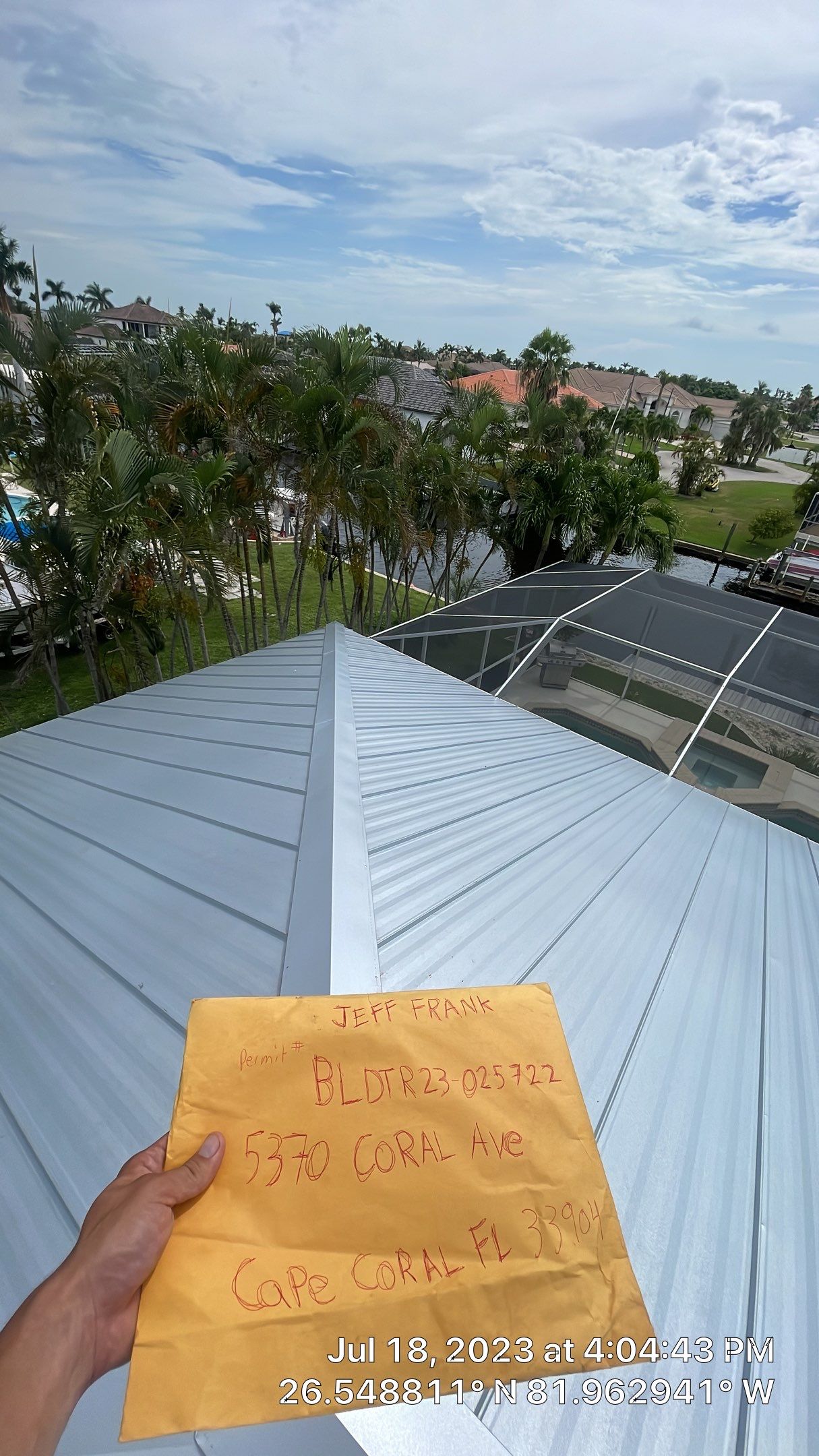 Residential Roofing Installation using Standing Seam Metal by Protek 