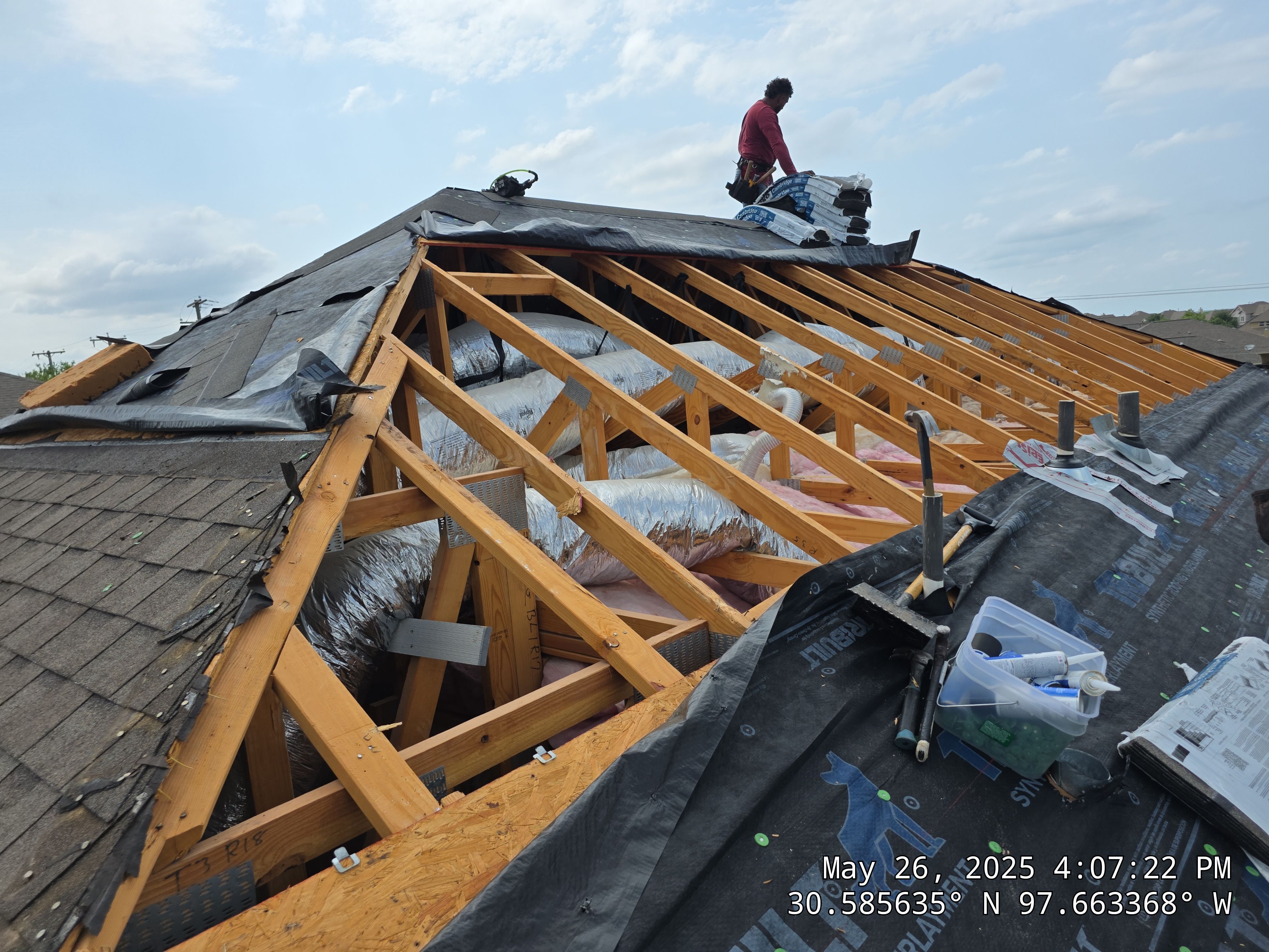 Residential Roofing Replacement and Gutter Restoration in Georgetown by Caliber Restoration LLC