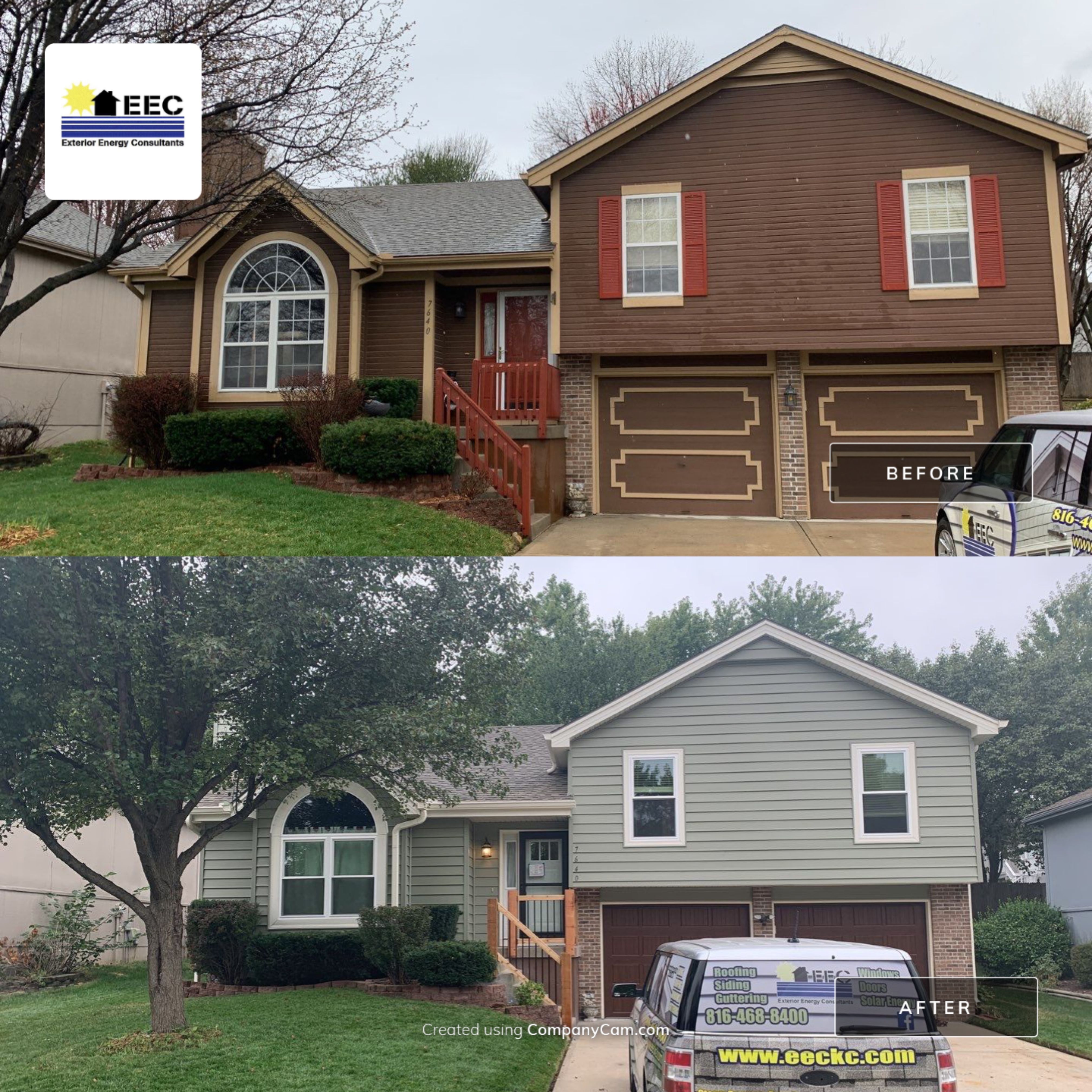 Siding Installation using Heartland Patio Door by EEC  Windows, Siding & Roofing 