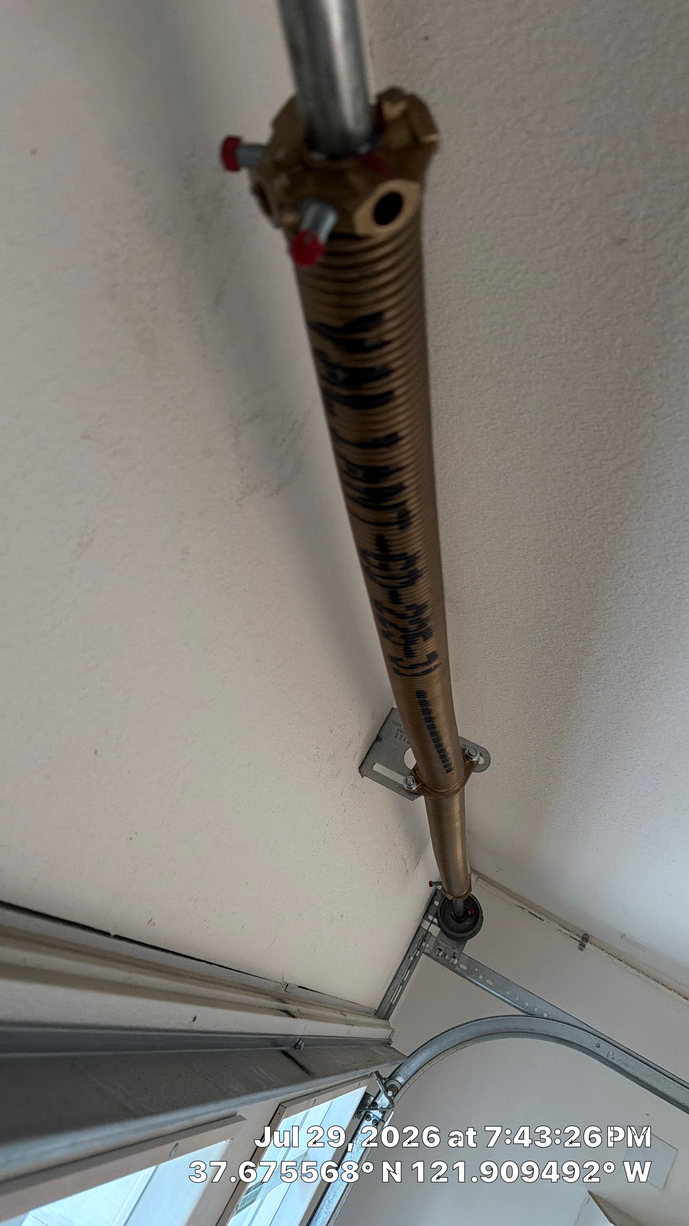 Torsion Spring Replacement and Hardware Upgrade in Pleasanton by Valiant Garage Door