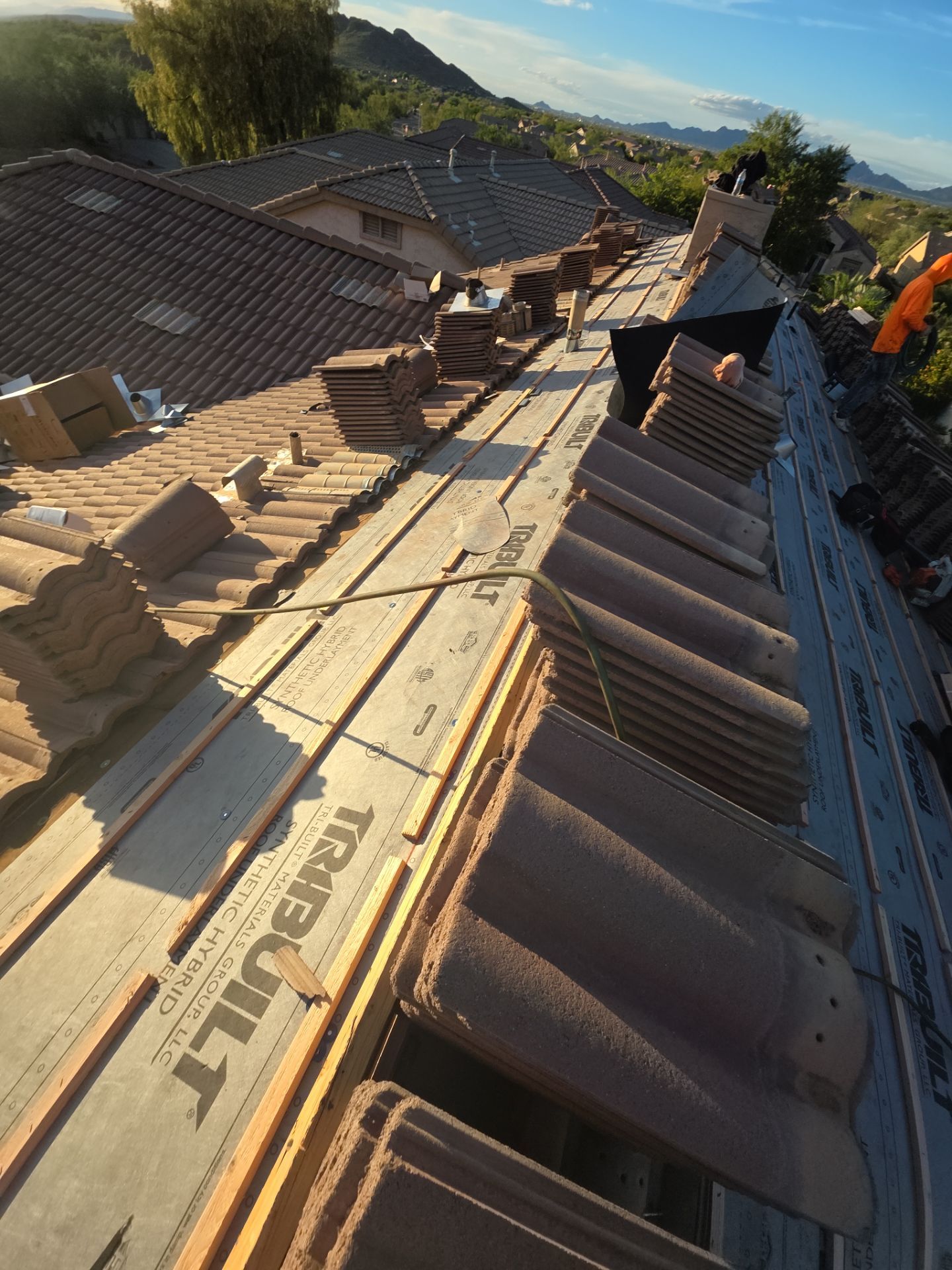 Gold Canyon Tile Reset  by Weather-Tite Roofing