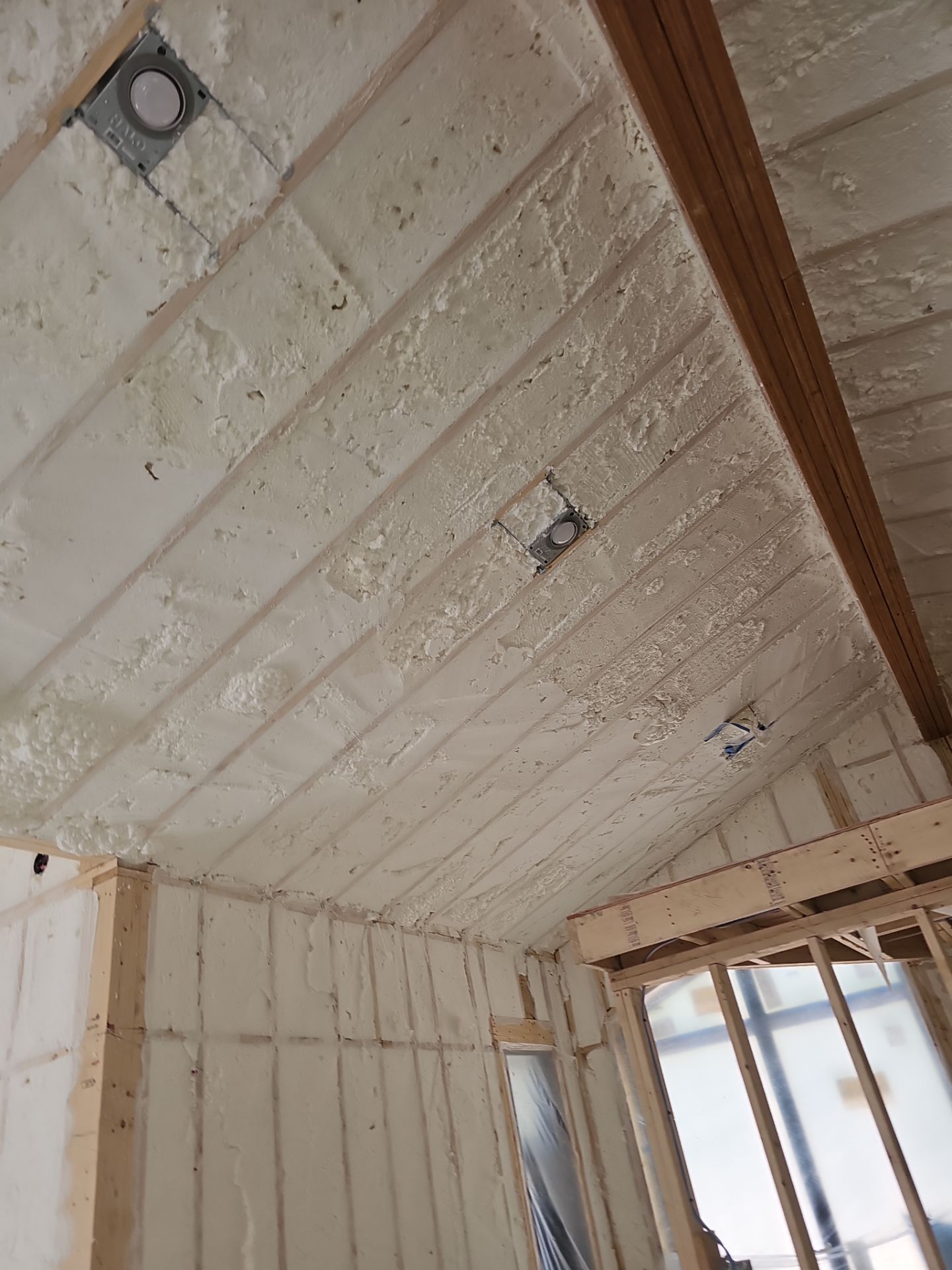 Spray Foam Insulation using open cell spray foam by NYS Foam & Energy