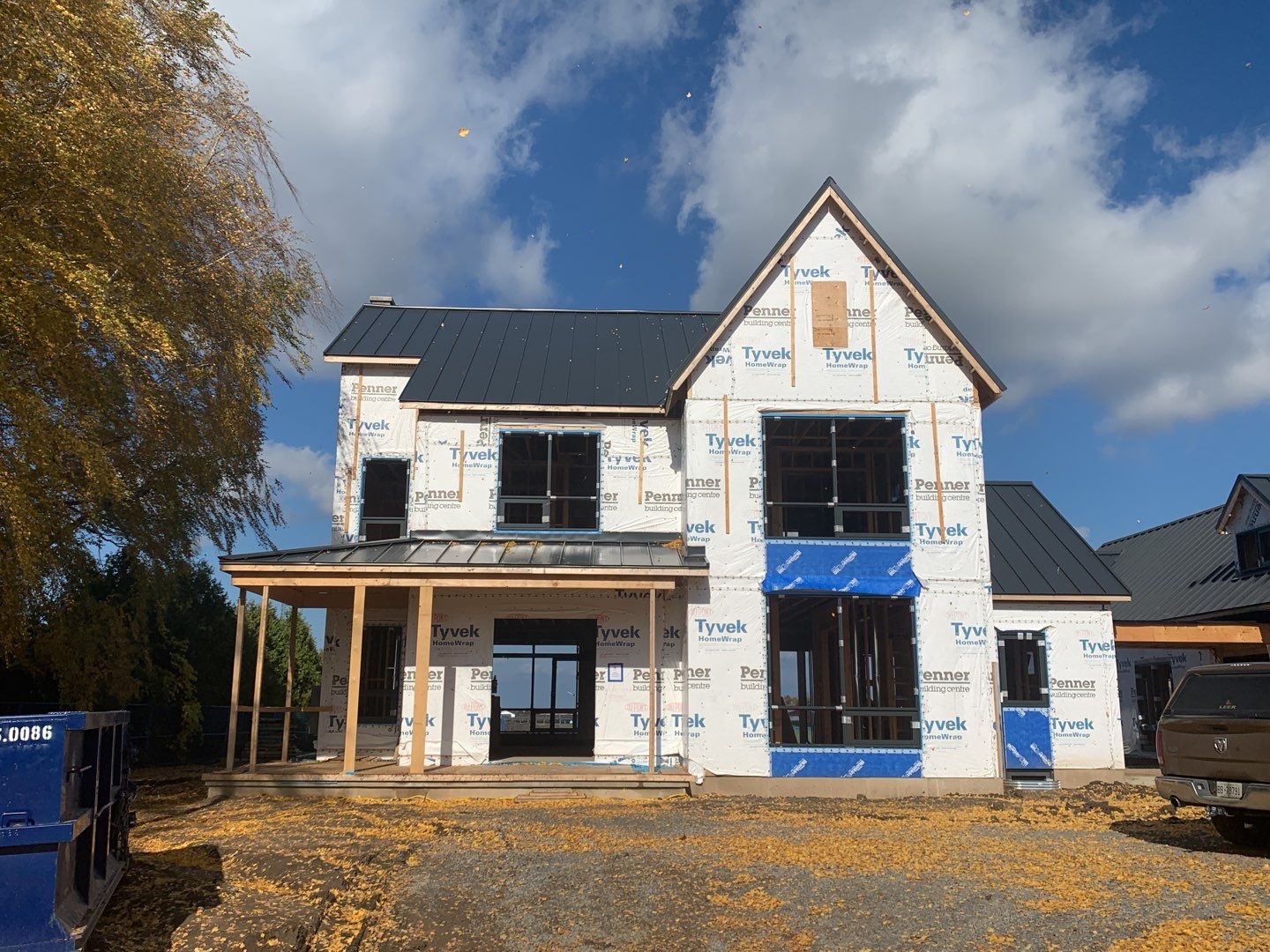 New Home Construction using 16" Standing Seam Panels by Jay Carter Roofing & Sheet Metal