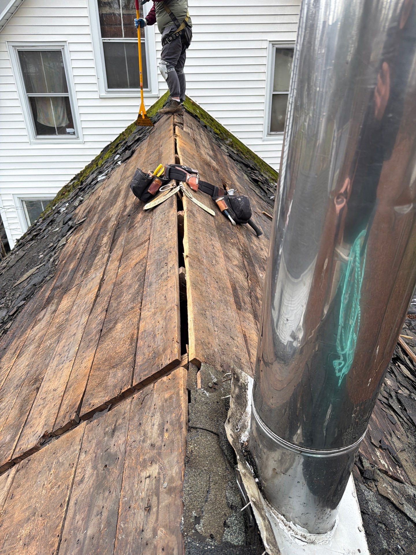 Asphalt Shingle Roof Replacement for Two-Story Waterville Home by Tall pine roofing