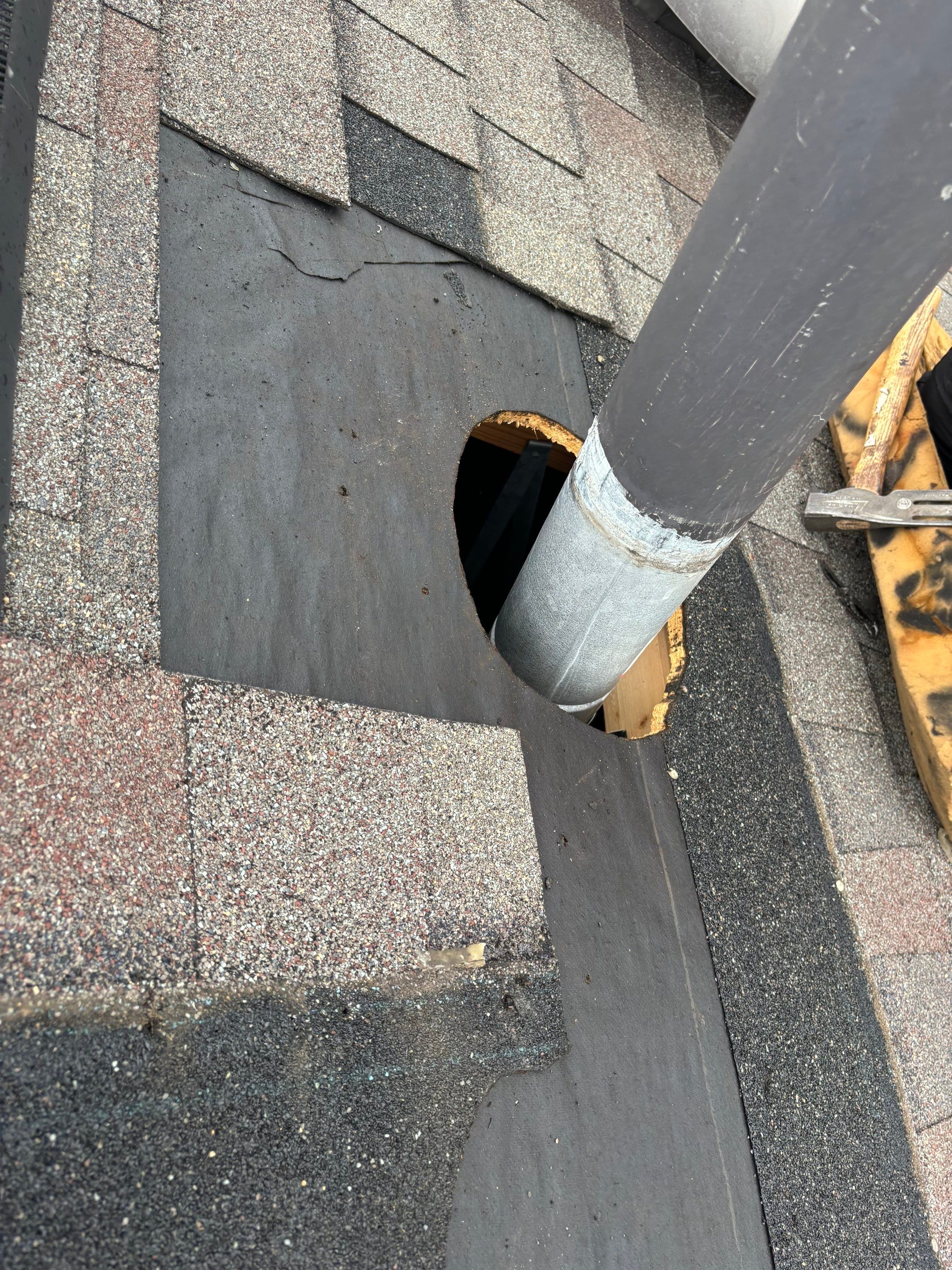 Hail Damage using Owen's Corning Duration (Lifetime) Shingles by Roof Repair Company