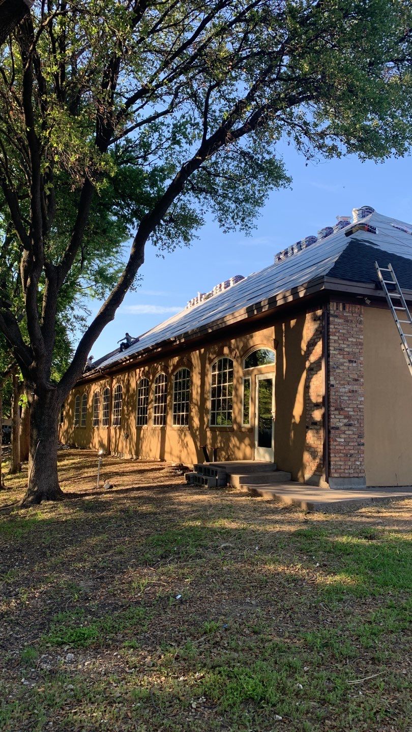 Commercial Roof Installation using GAF Shingles in Dallas Texas by Elite Roofing LLC