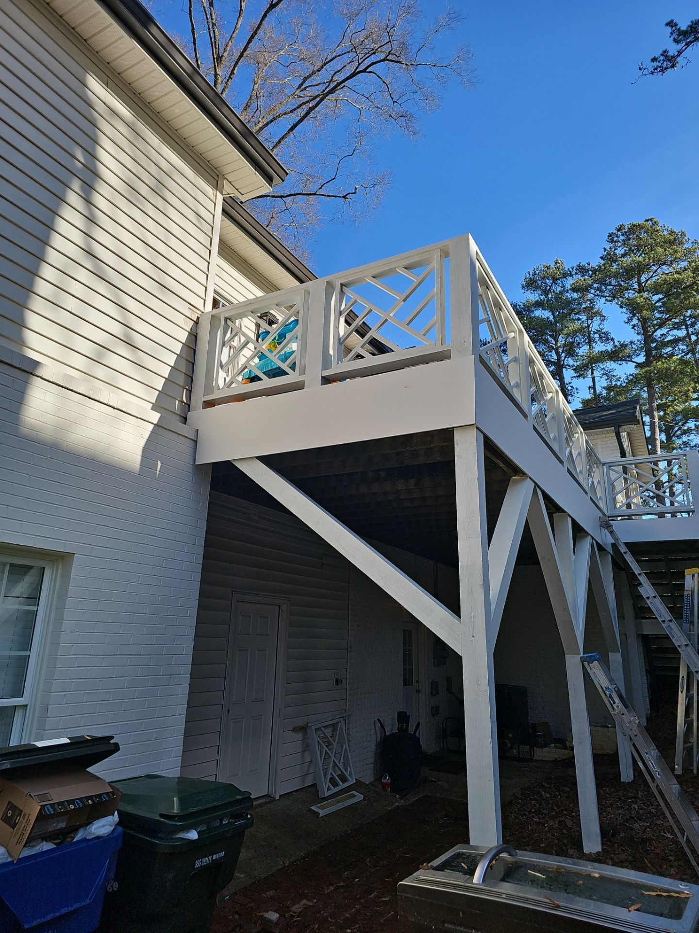 Custom Railings, Deck Support Installation, and Professional Deck Painting by Billy Weatherspoon Contractor