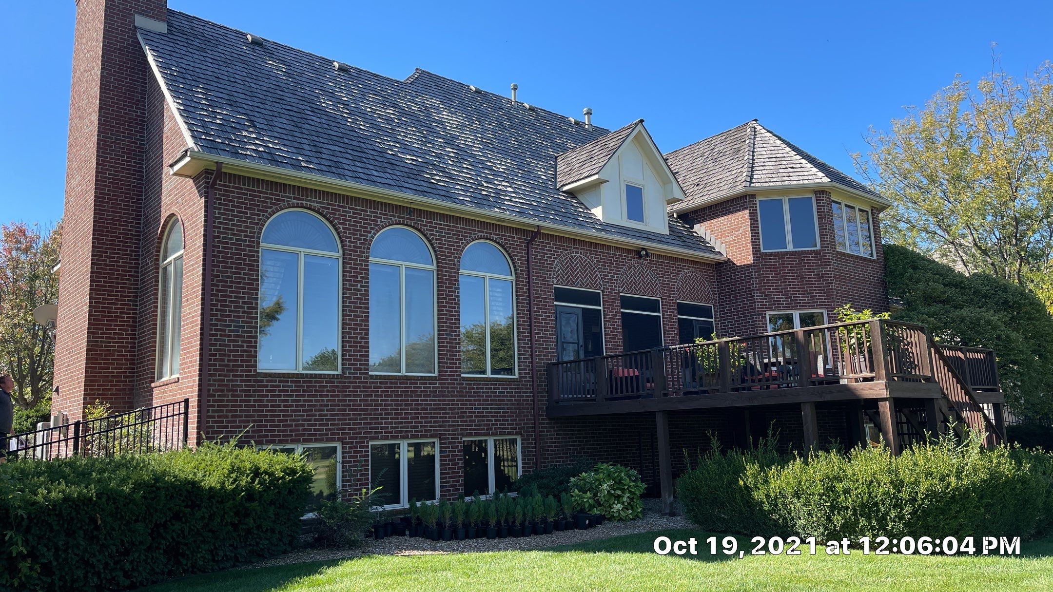 Residential Roofing Installation using DaVinci Bellaforte Slate in Slate Black by Eaton Roofing 