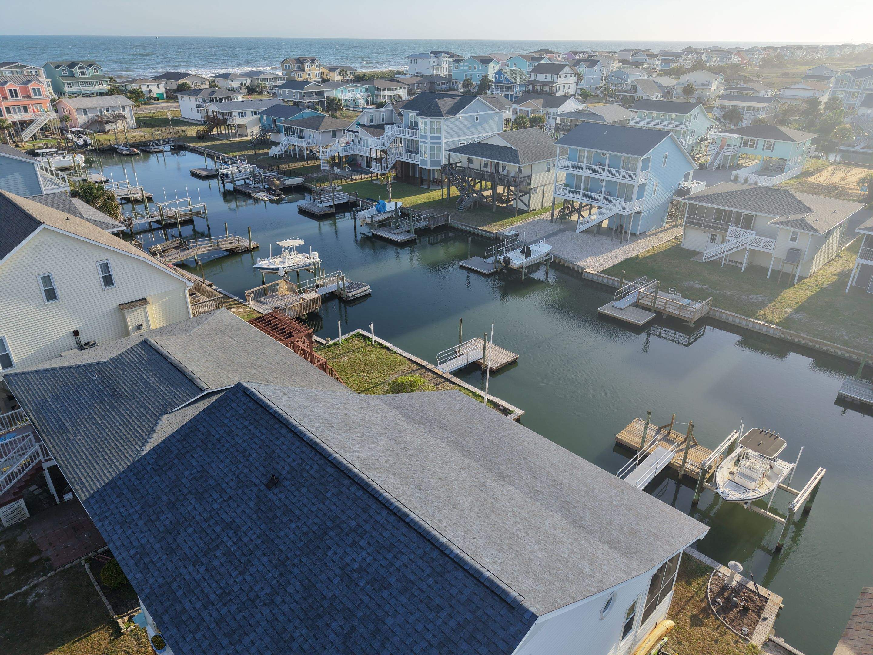 Completed Roof Replacement in Holden Beach, NC by Local Roofing Contractor Near Me by RGR Construction and Roofing, LLC