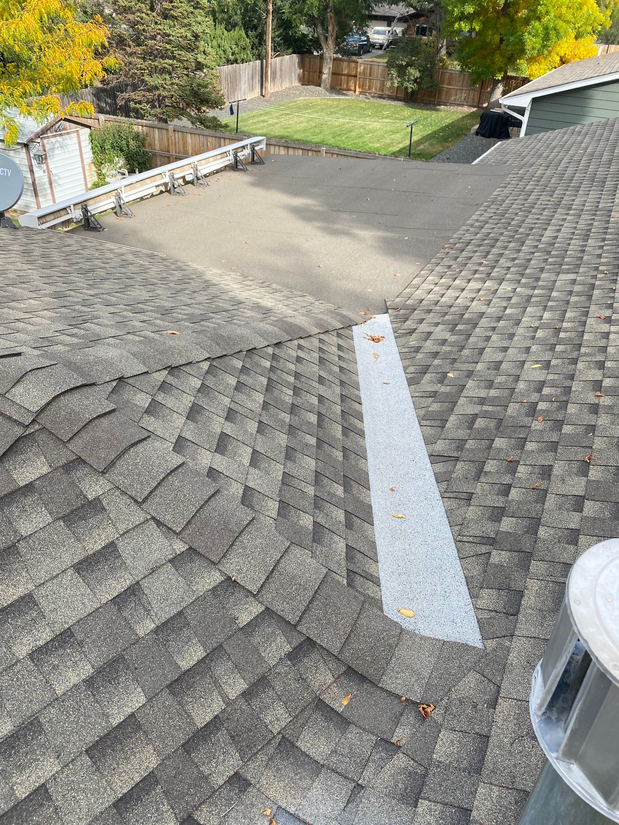 Resdiental Hail Damage Roof Replacement using Certainteed Northgate Class 4 Impact Resistant "Weathered Wood" color by Black Belt Roofing