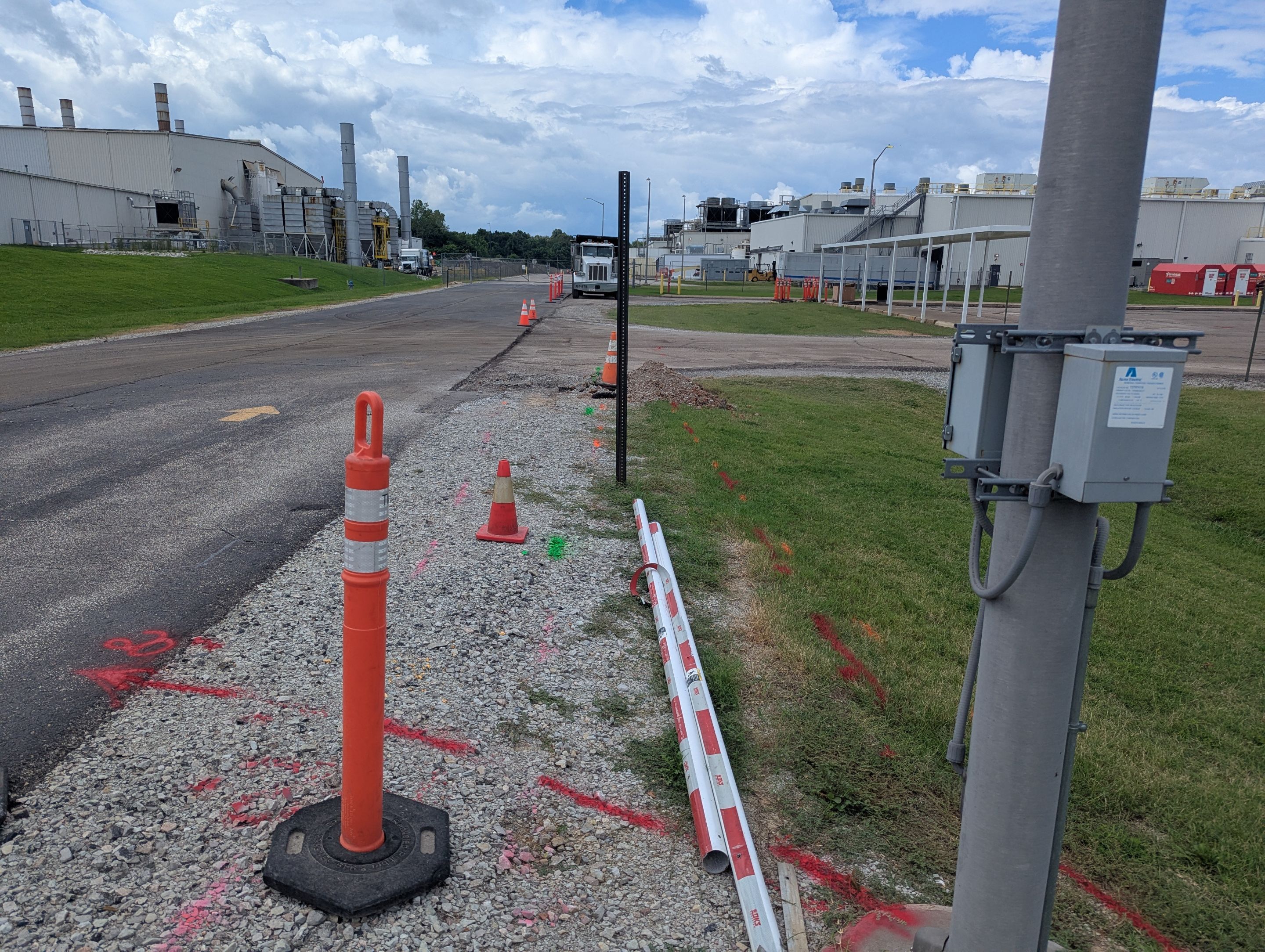 Utility Locating and Subsurface Mapping for Jackson Industrial Parking Lot by Alsip Locating Service, LLC