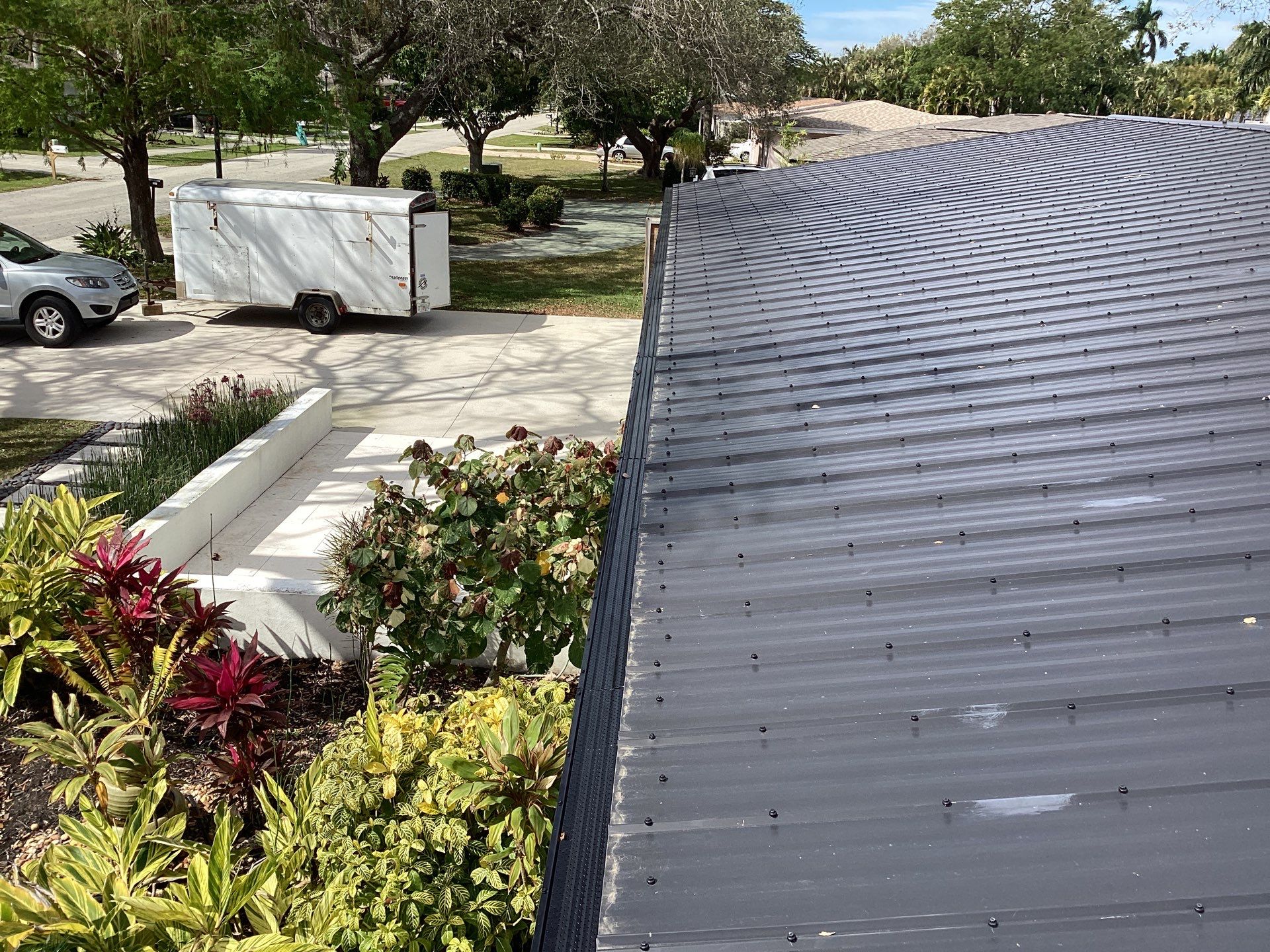 Black Gutter Guard Gutter Installation in Fort Myers FL by Gutter Professors