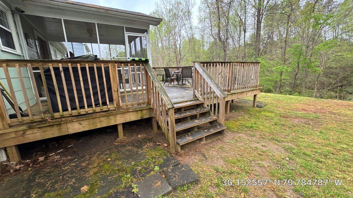 Weathered Deck using Wood Sealant by DuraSeal