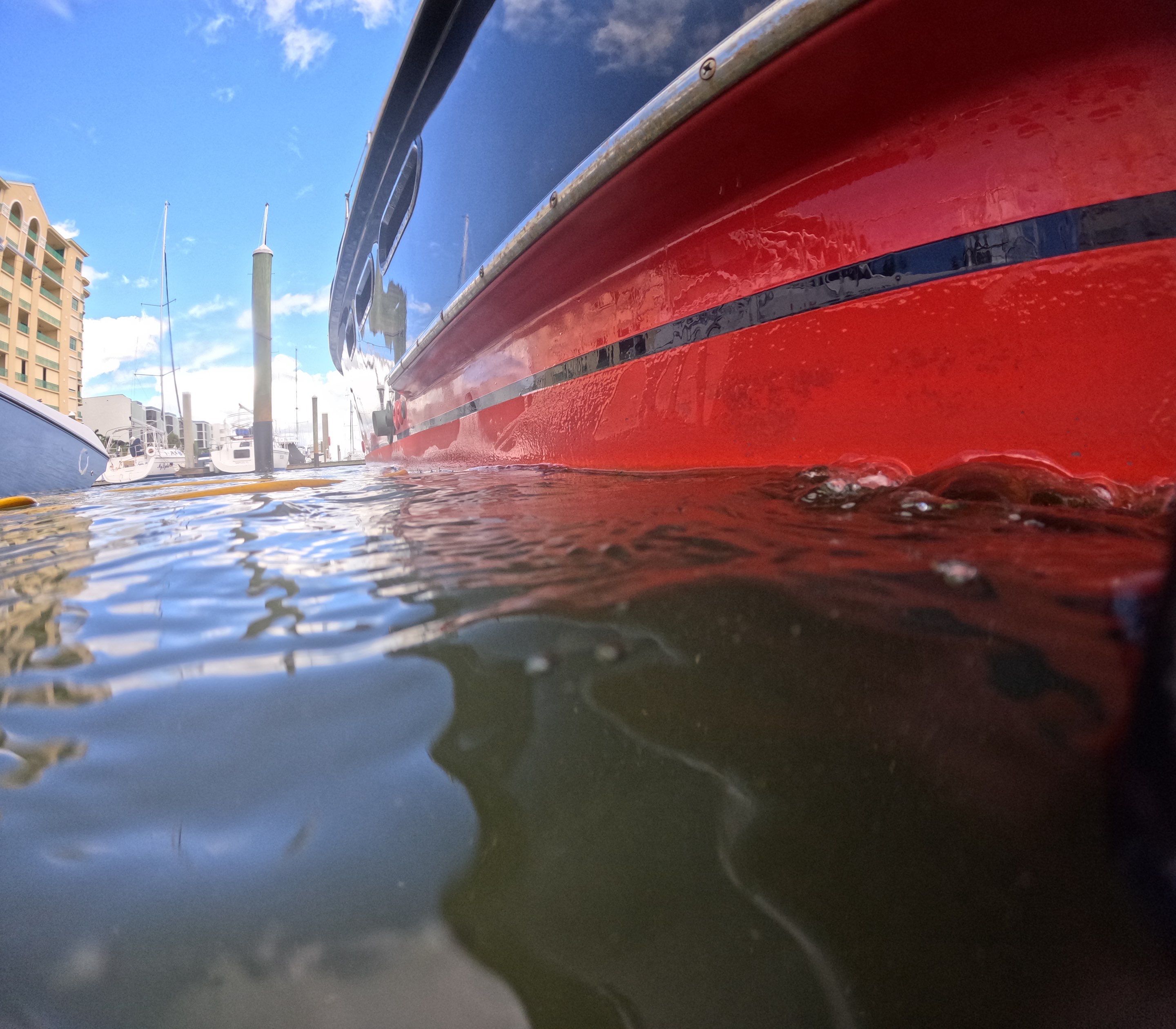 Project in North Fort Myers, FL by Florida Hull Cleaning 