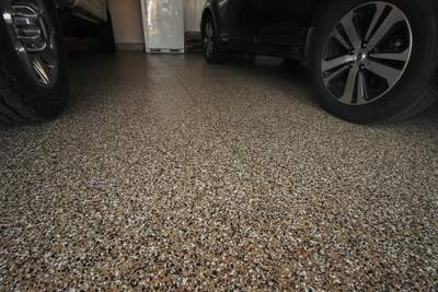Garage Floor using Desert Sand