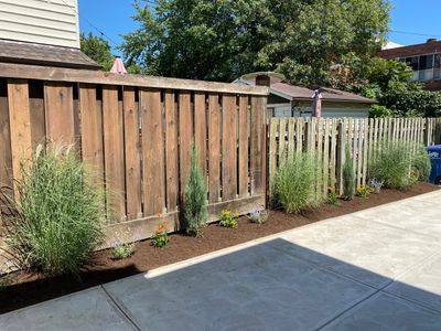 Green Fenceline Install