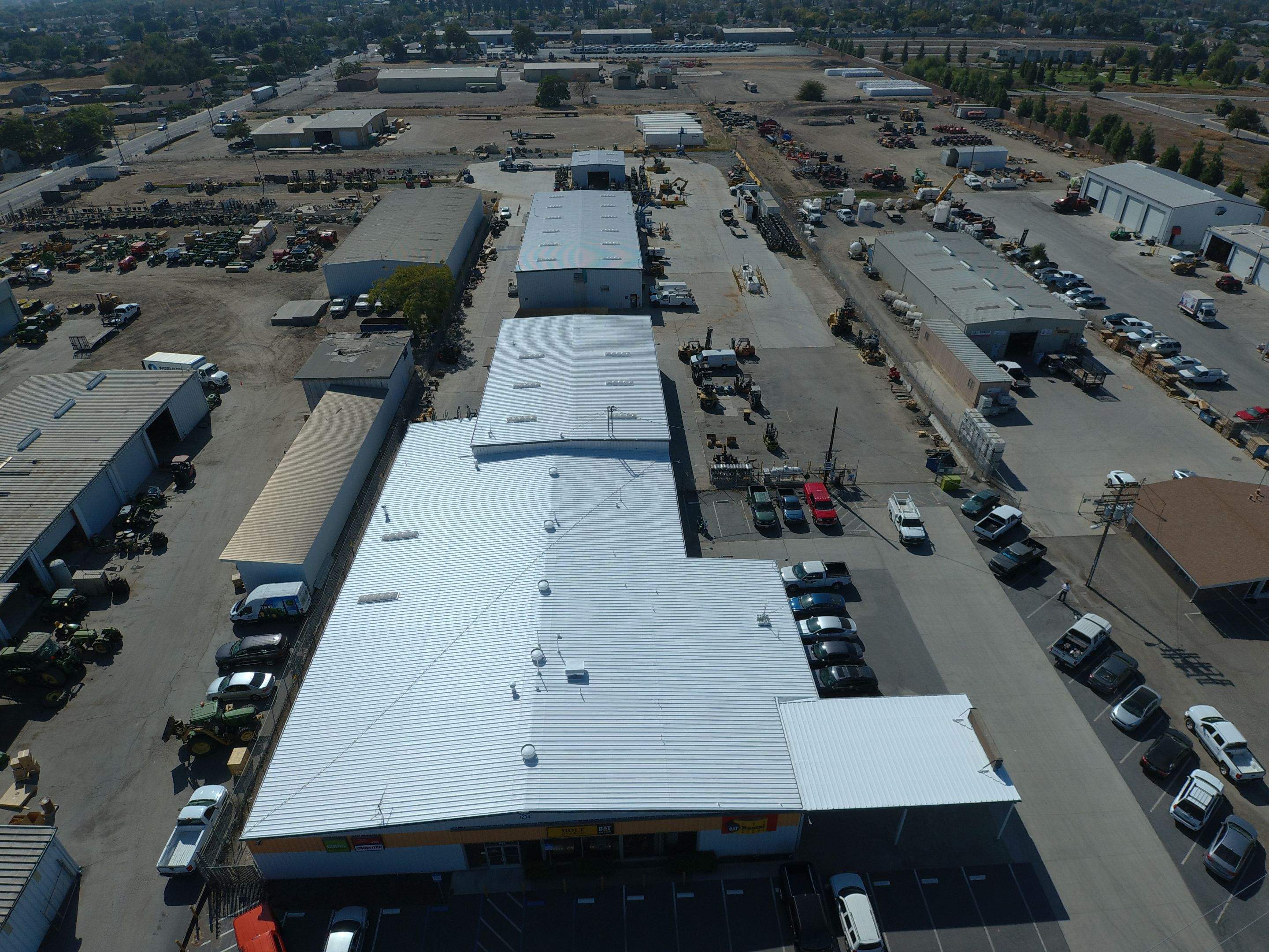 MR Roofing system using Conklin Benchmark/PUMA XL fabric and coating by Straight Edge Roofing Inc