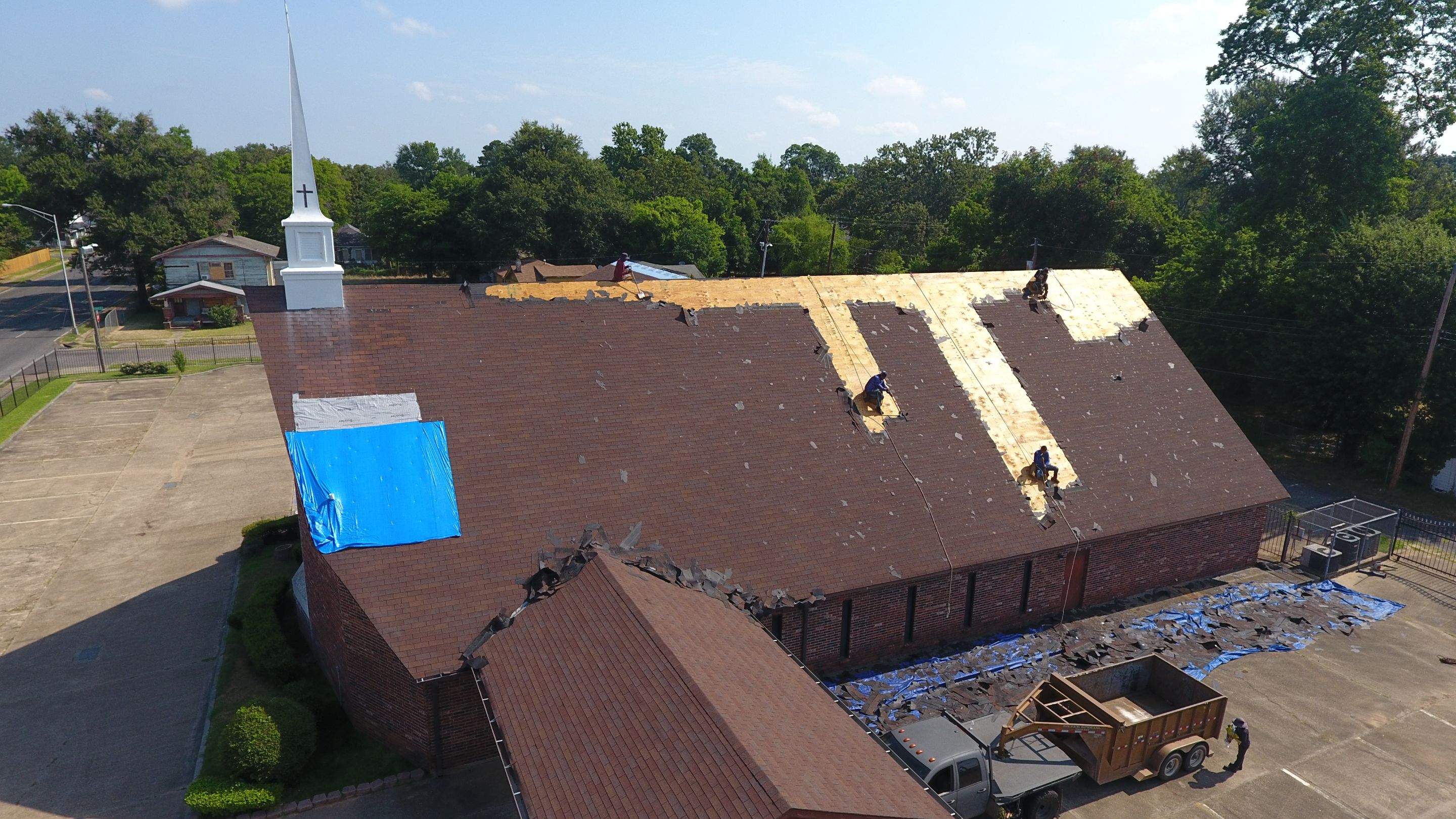 Bright Star Baptist Church by Hostetler Roofing