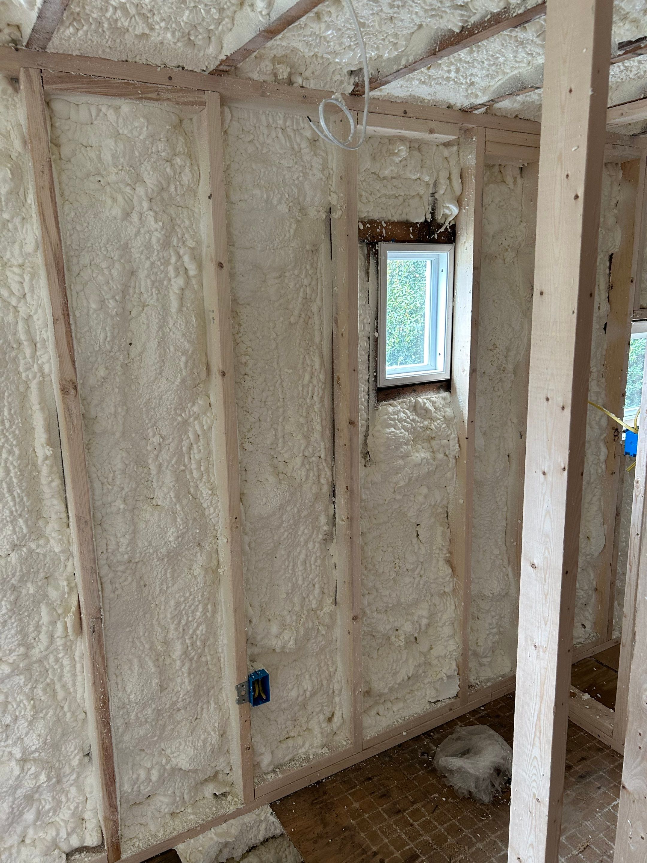 Mesko-Insulating a remodel with sprayfoam by Burke Home Services