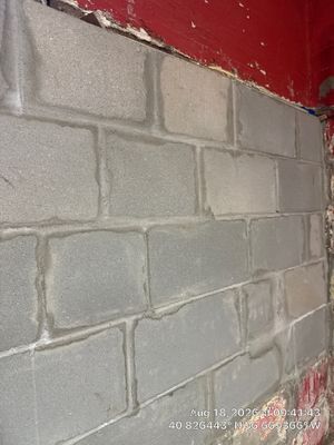 Concrete Masonry Unit Installation and Foundation Wall Repair in Lincoln