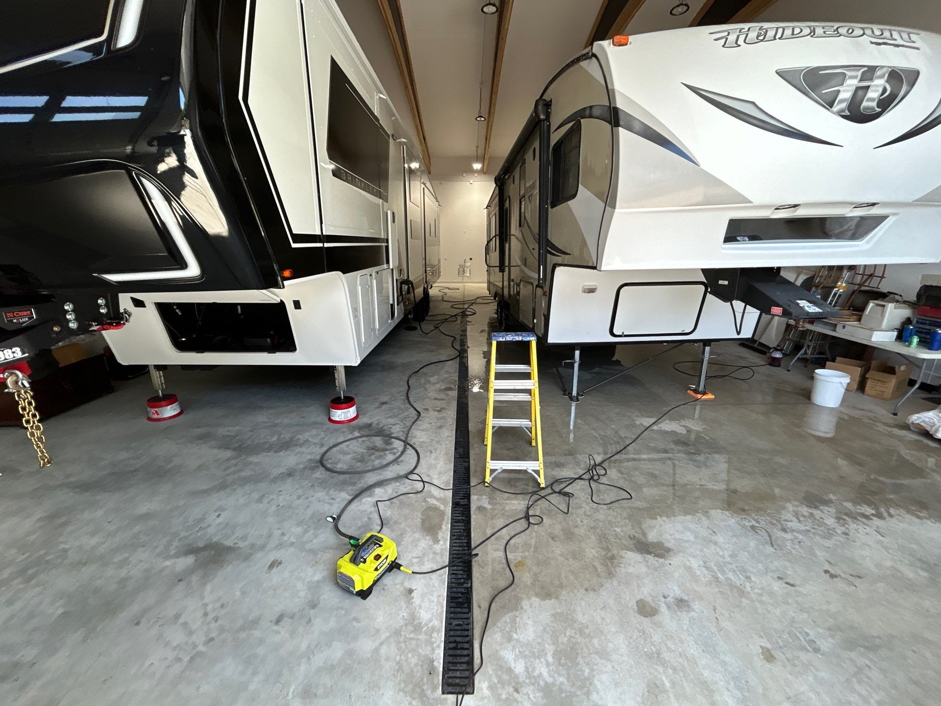 Colfax Commercial Shop Transformation With Vapor Mitigating Floor Coatings by Croc Coatings, LLC