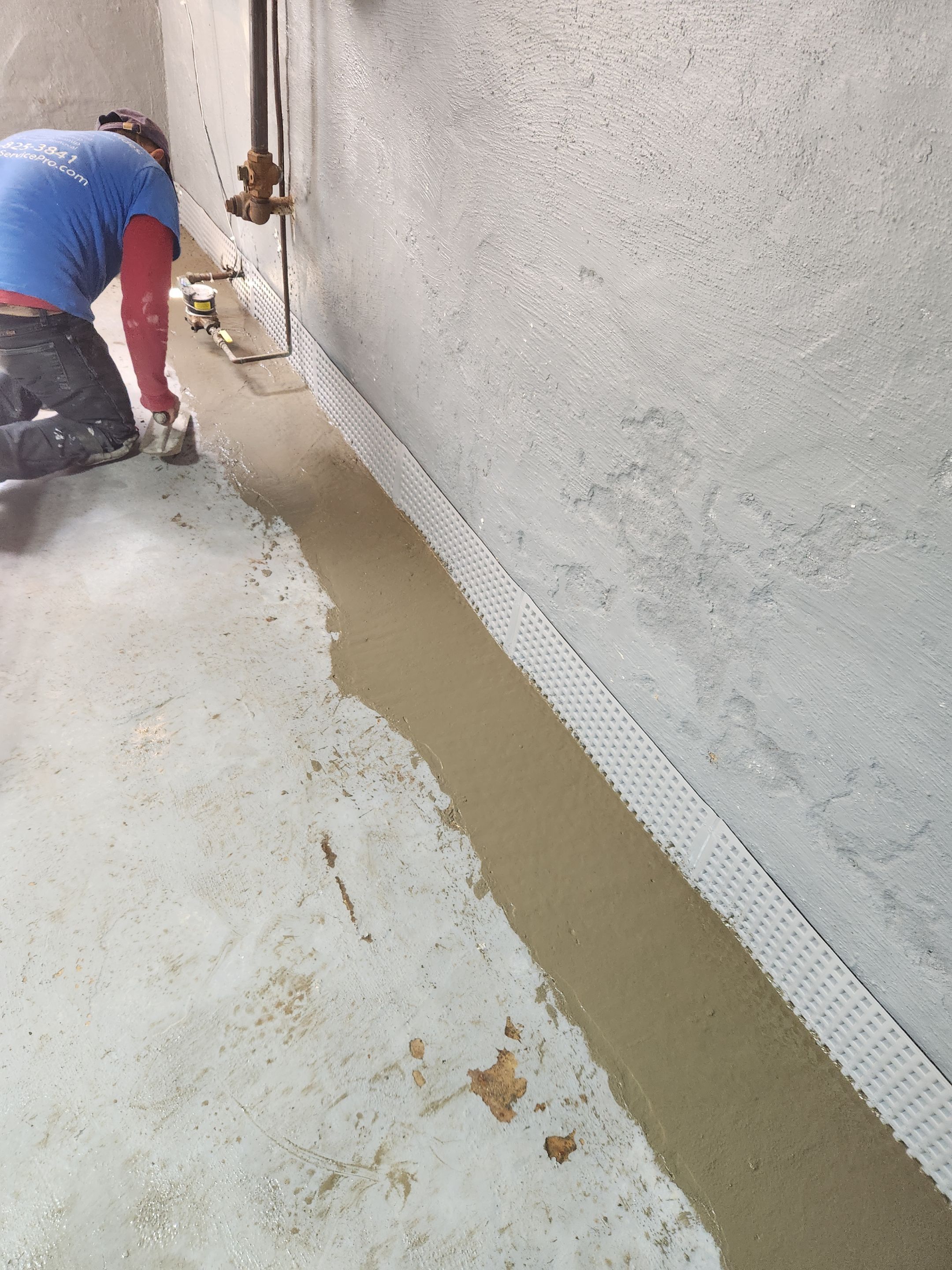 Interior French Drain River Edge NJ by Pure Service Pro, LLC 