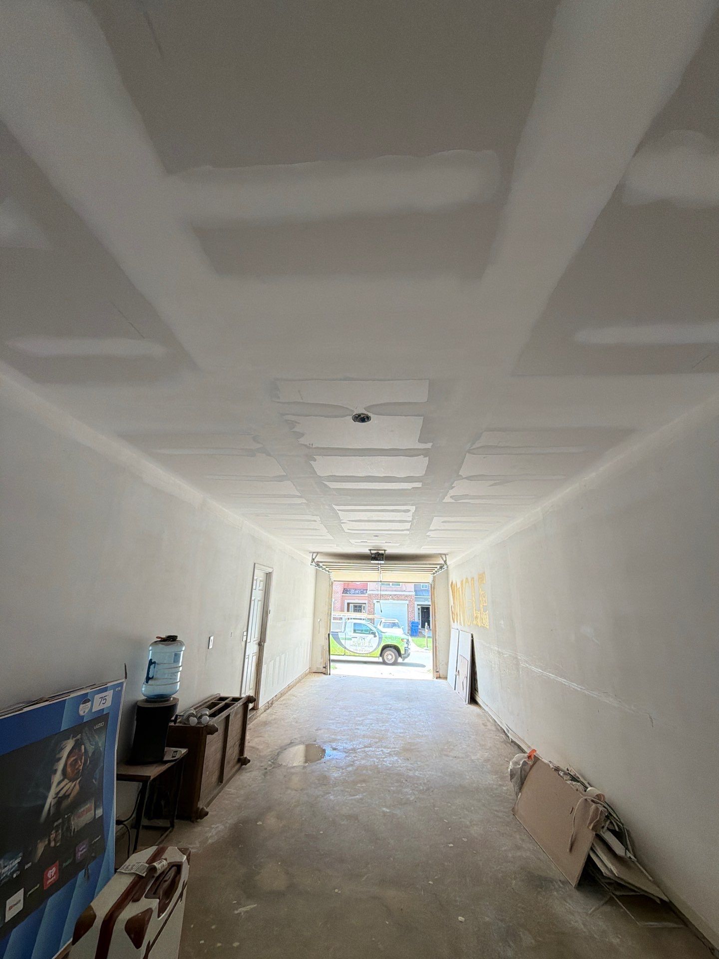 Interior Renovation Featuring Drywall Finishing and New Flooring in Atlanta by Swift Home Renovations 