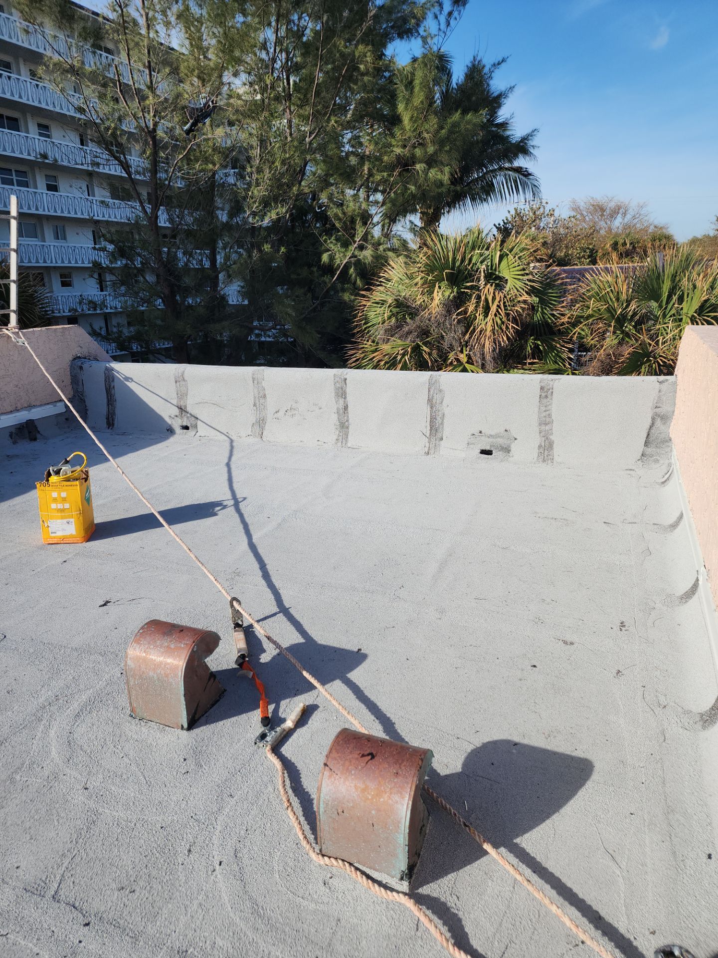 Commercial Roofing Installation using Certainteed Flintlastic SA Roofing System by Aastro Roofing