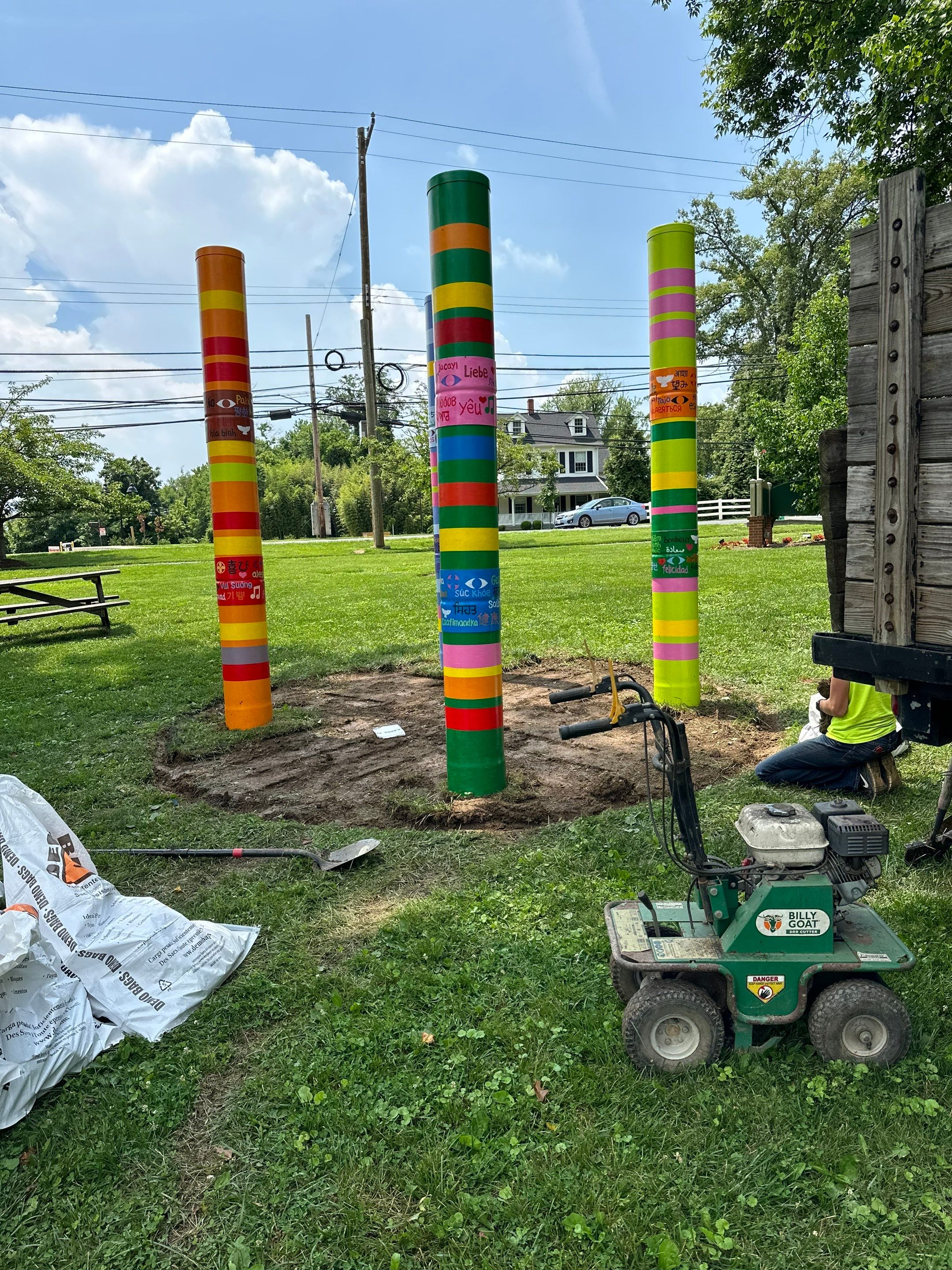 Indoor & Outdoor Art Installation by The Smet Companies, LLC