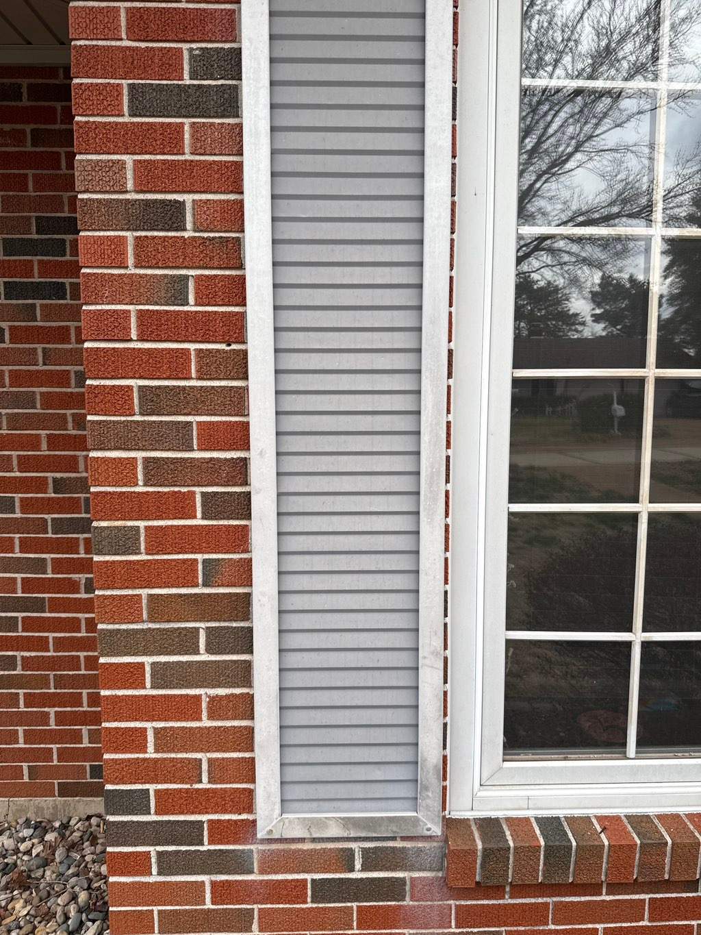 Exterior Metal Shutter Repainting - Fenton, MO by Legendary Services Company LLC.