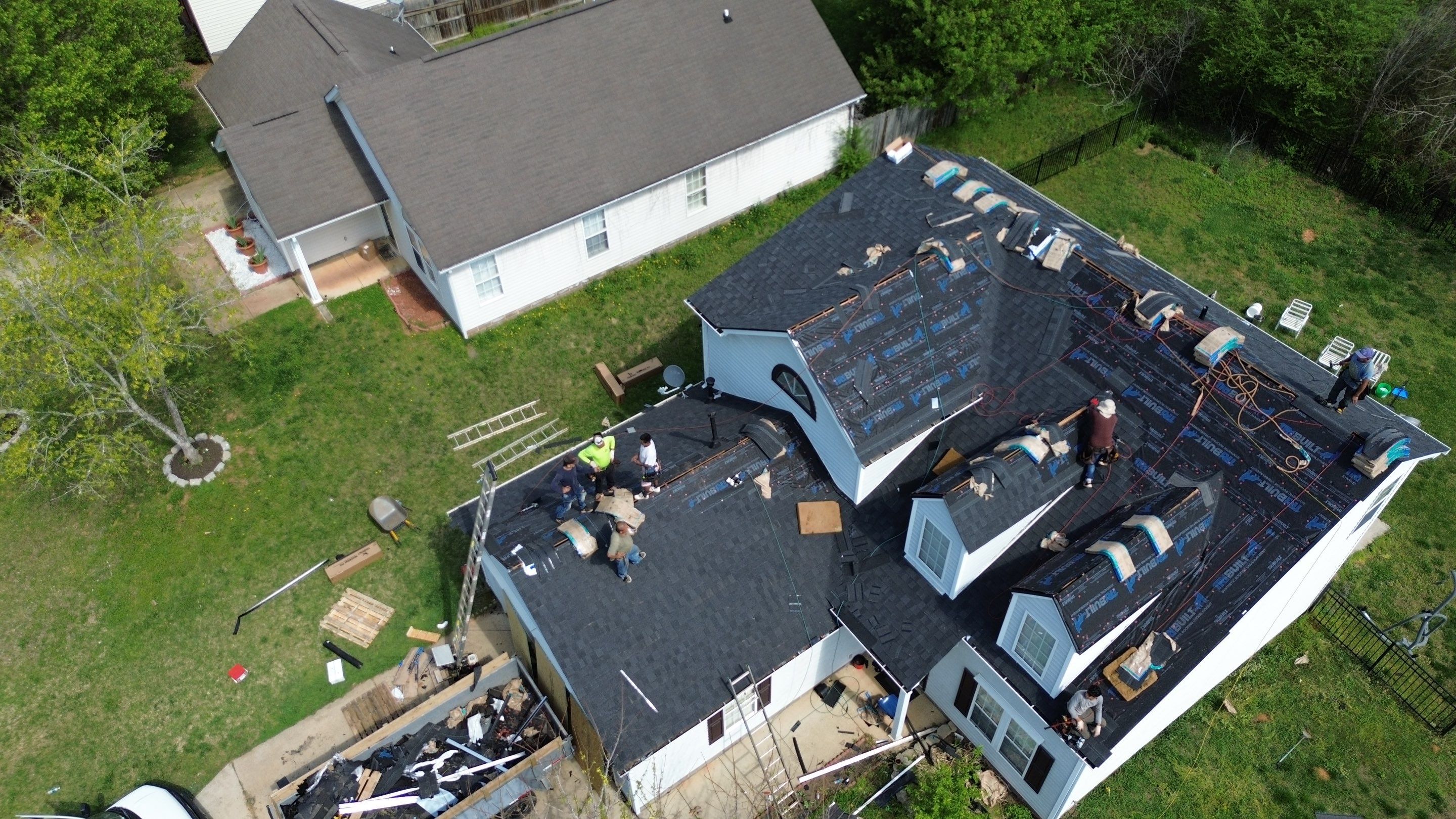 Roof replacement by hail and wind damage by Just Brilliant Restoration JBR