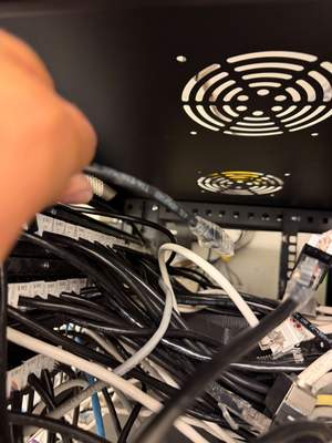 Structured cabling installation by CimaSolutions