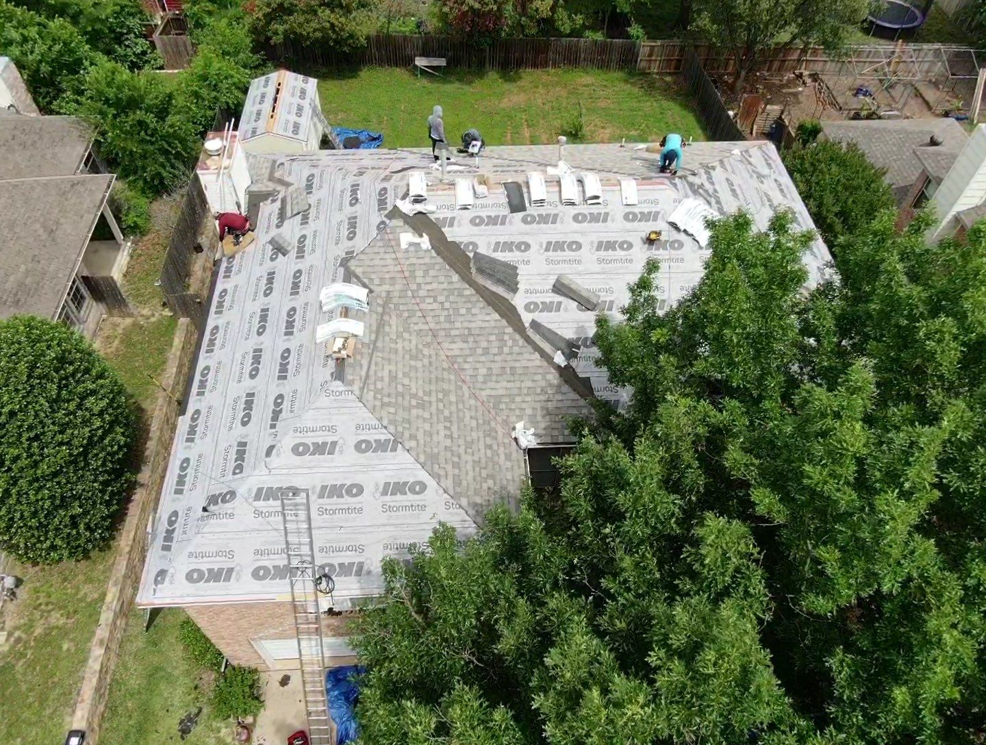 Residential Roofing Installation using Iko Dynasty Biscayne Bay Color by Becker Roofing and Exteriors
