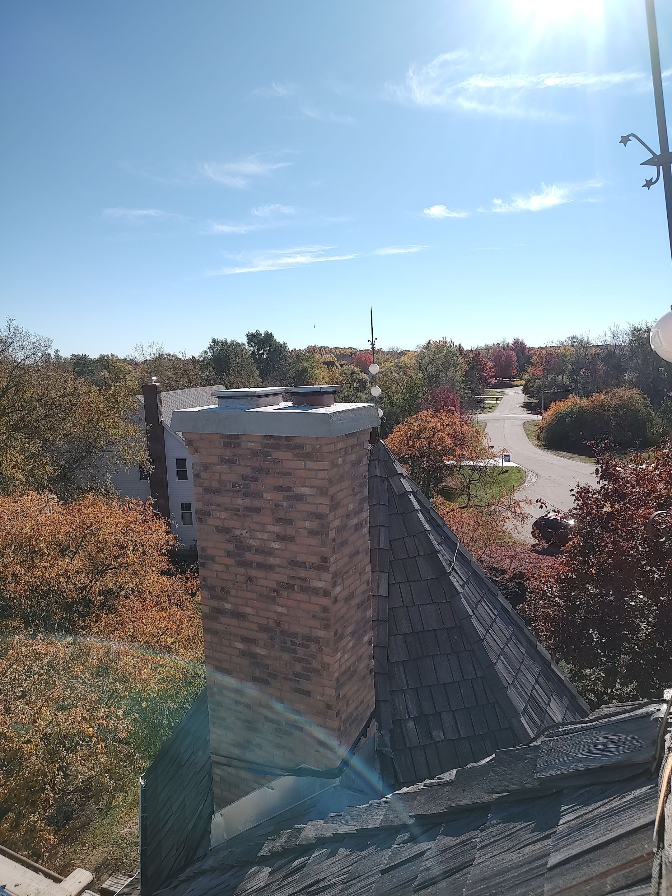 Complete Chimney Tear Down & Rebuild  by Leonard and Sons Building Services, Inc. 