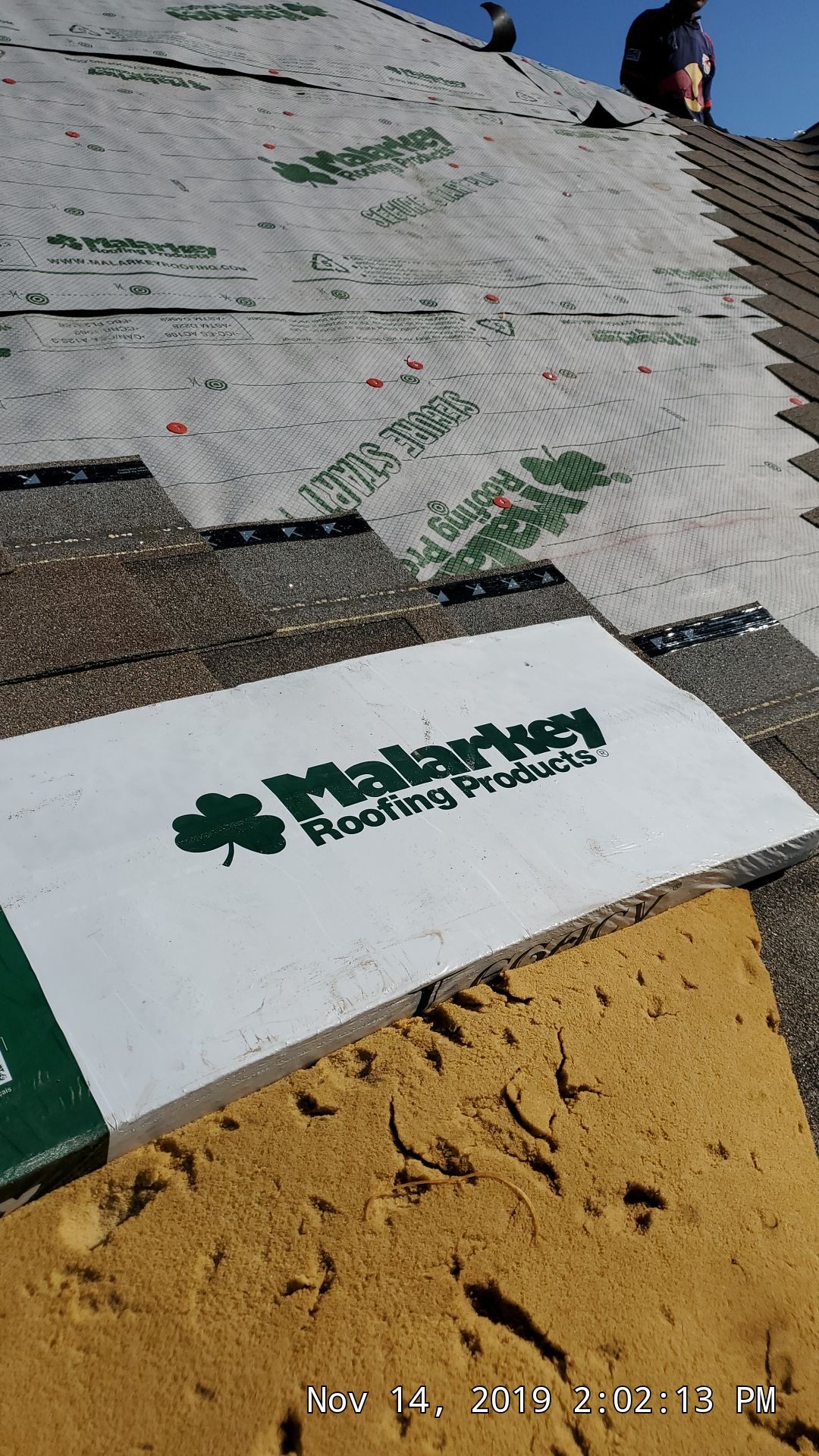 Residential Roofing Installation using Malarkey Legacy Scotchgard Shingles by Harvey Roofing & Construction