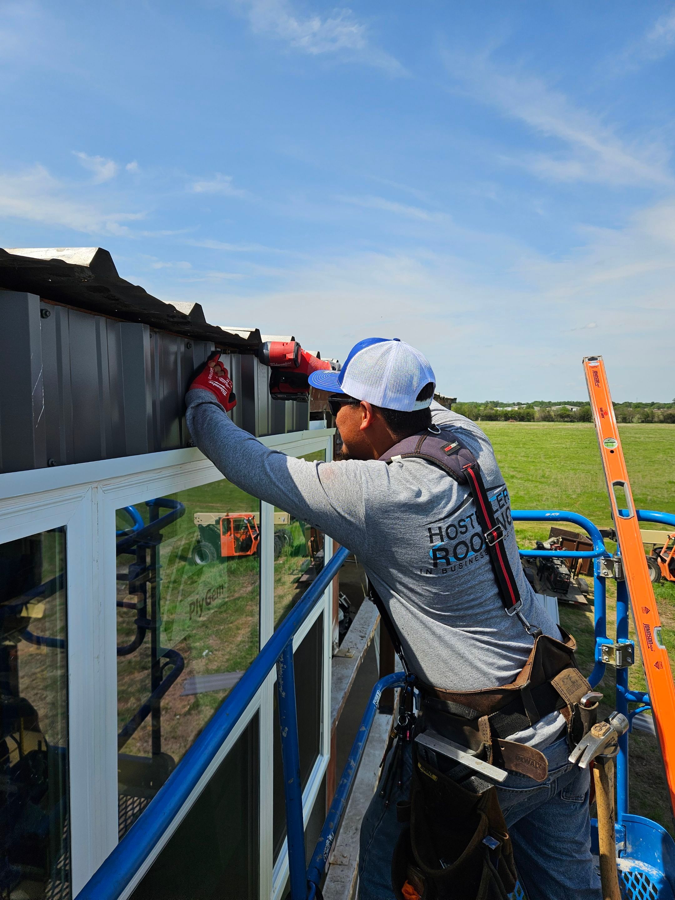 Complete Restoration with Skylight/Window Install - Greenville, TX by Hostetler Roofing