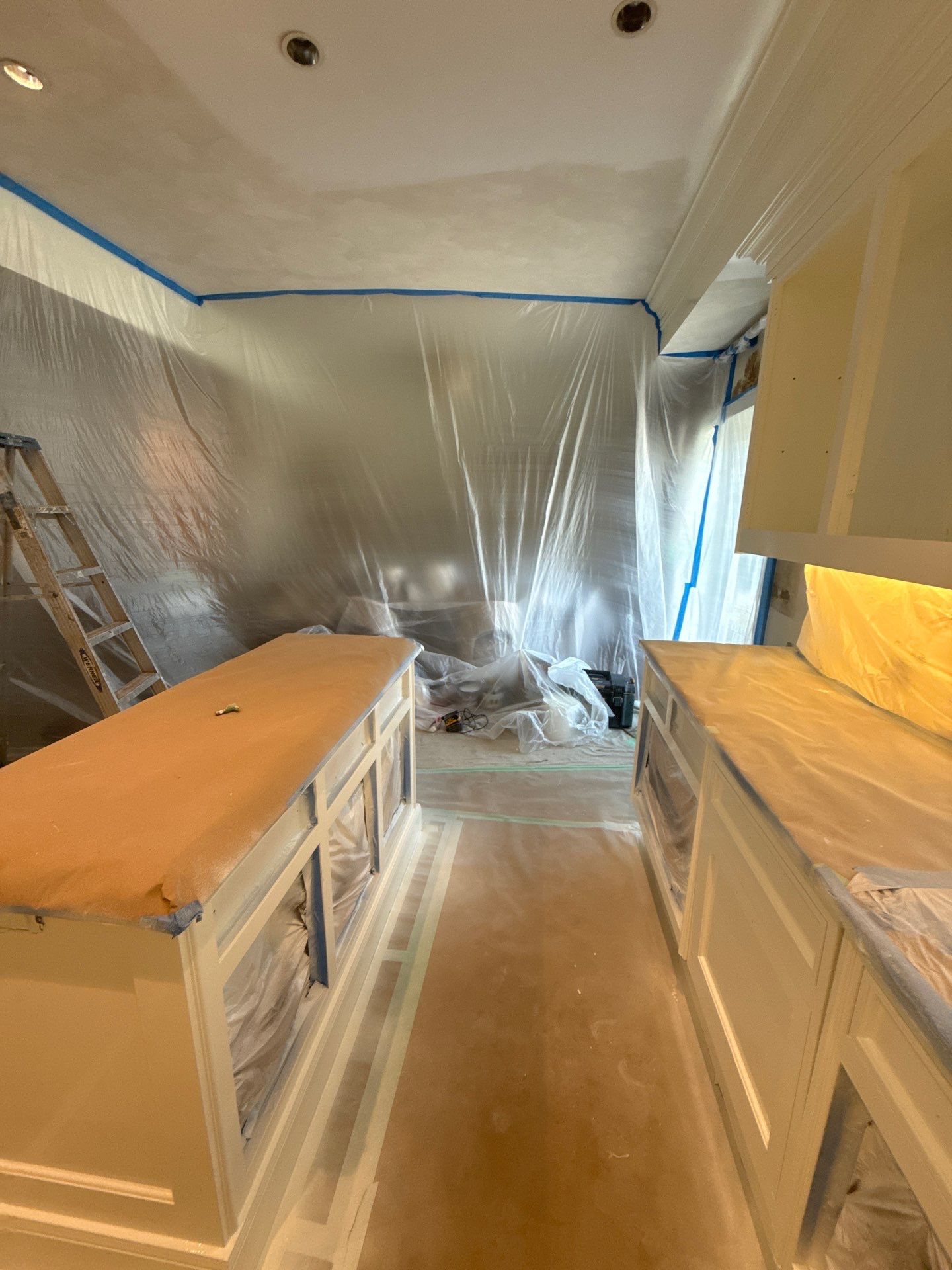 Water Damage Repairs in Luxury Kitchen and Primary Bathroom by Fox Hill Luxury Real Estate Services