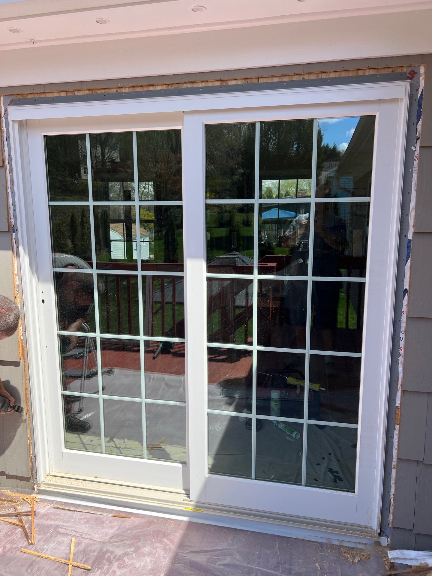 Sliding Glass Door Replacement by DiGiorgi Roofing and Siding Inc