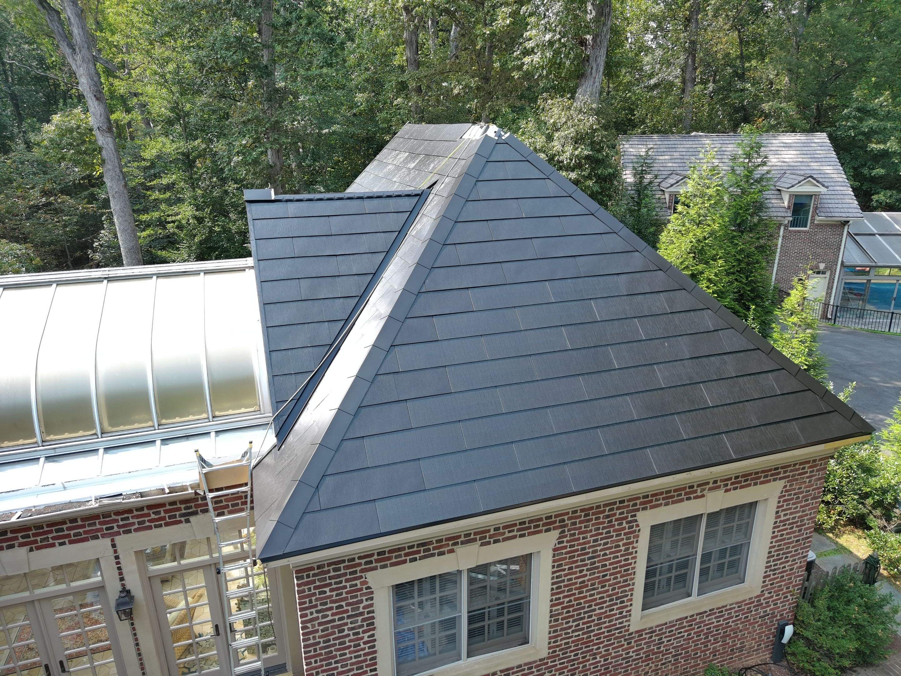 Extravagant Tesla Solar Roof in Maryland by American Home Contractors
