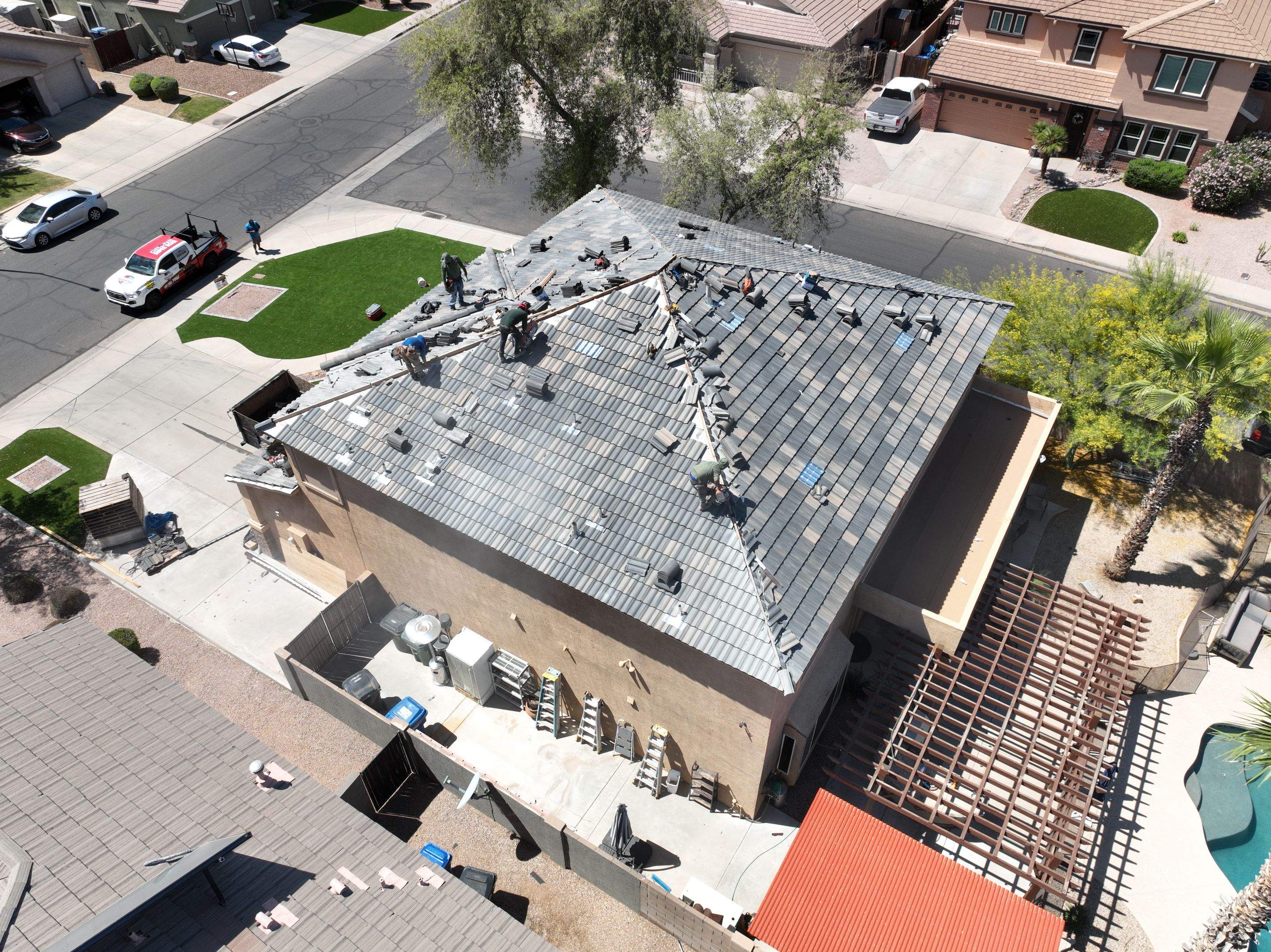 Tile Re-roof  by Mighty Dog Roofing East Valley