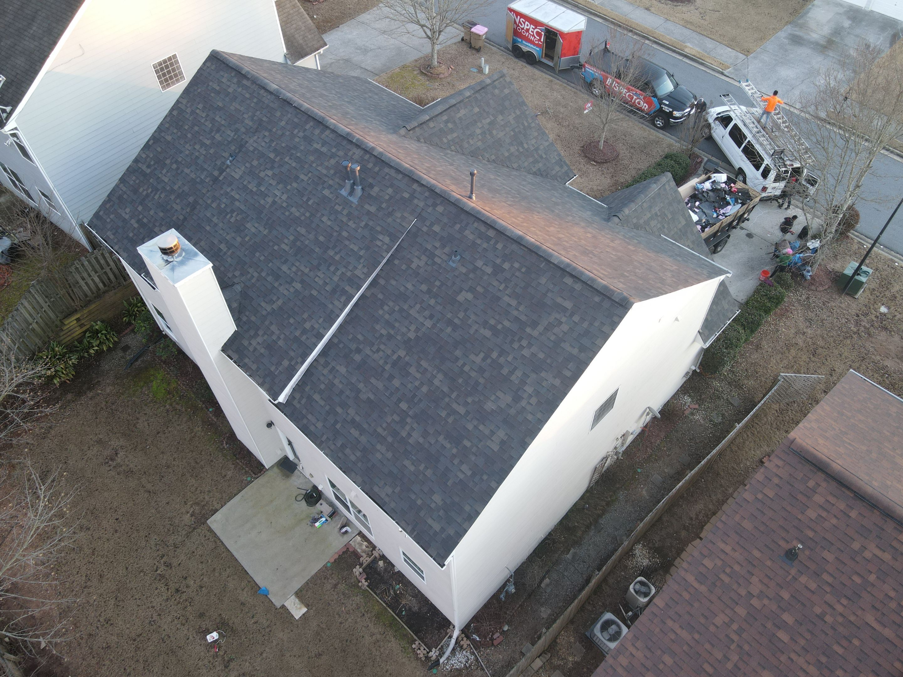 Residential Roofing Installation using Owens Corning by Inspector Roofing and Restoration