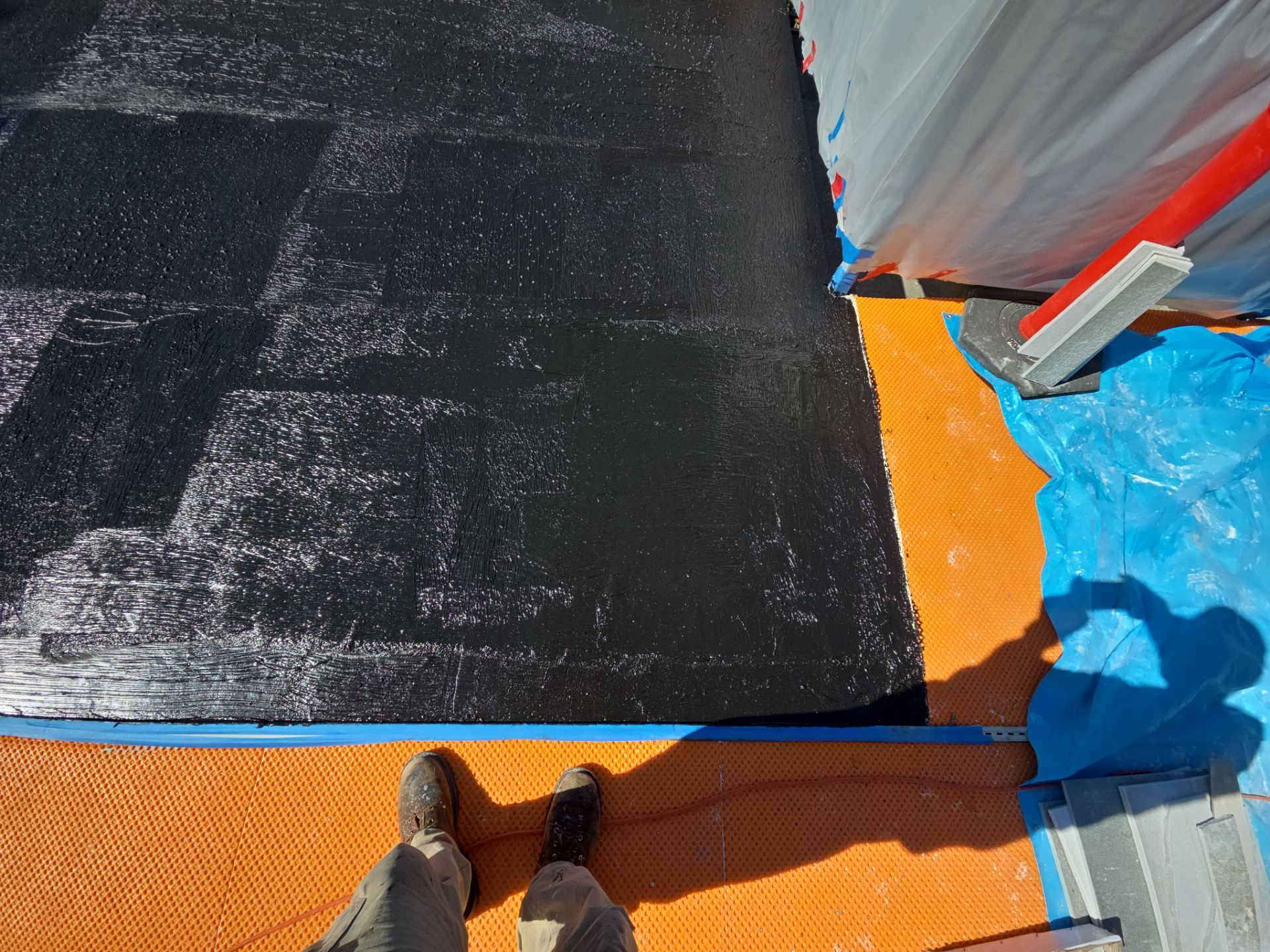 Multilayer Waterproofing and Pedestrian Deck System Installation in Eugene by BEST Roofing & Waterproofing