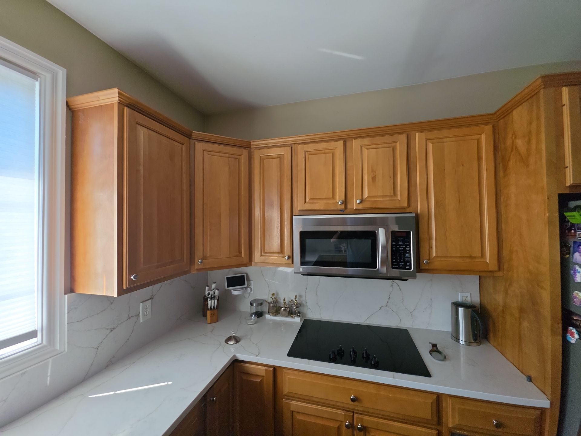 Kitchen Cabinet Refacing in Grand Blanc by Top Shelf Painter