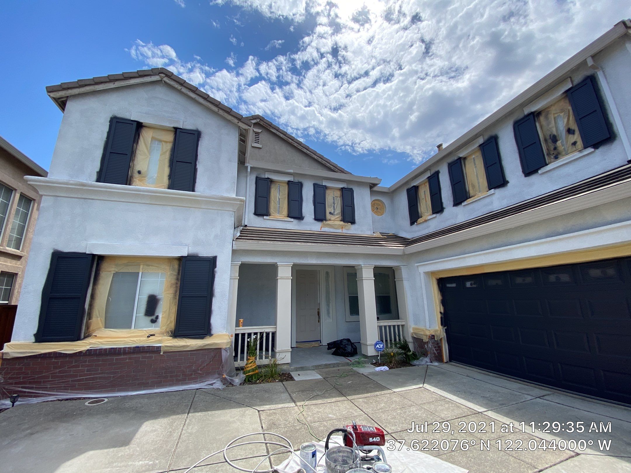 Exterior Painting  Elastomeric by Herrera’s Bay Area Painting inc.