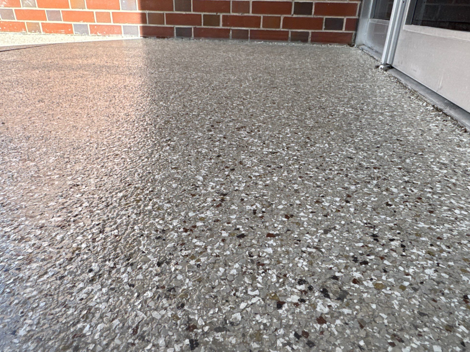 Lake Butler Courthouse in Lake Butler, FL in Pebble Beach by Cross Creek Concrete Coatings