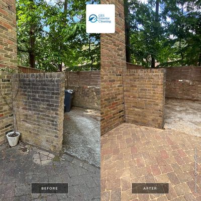 Roof - Patio - Driveway Clean using Honda 15lpm Low Pressure Washing Machine
